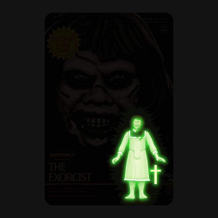 The Exorcist ReAction Regan (Monster Glow) Figure - Horror Movie Collectible for Halloween Decor & Scary Display