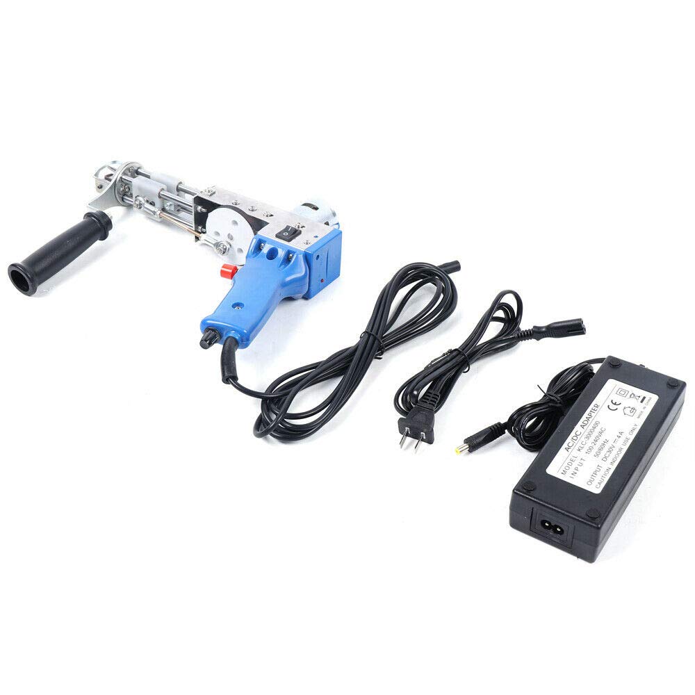 Electric Carpet Tufting Gun for DIY Rugs - Handheld Loop & Cut Pile Carpet Weaving Machine with Flocking Tool - Perfect for Beginners Making Custom Rugs, Home Decor Projects, and Craft Workshops