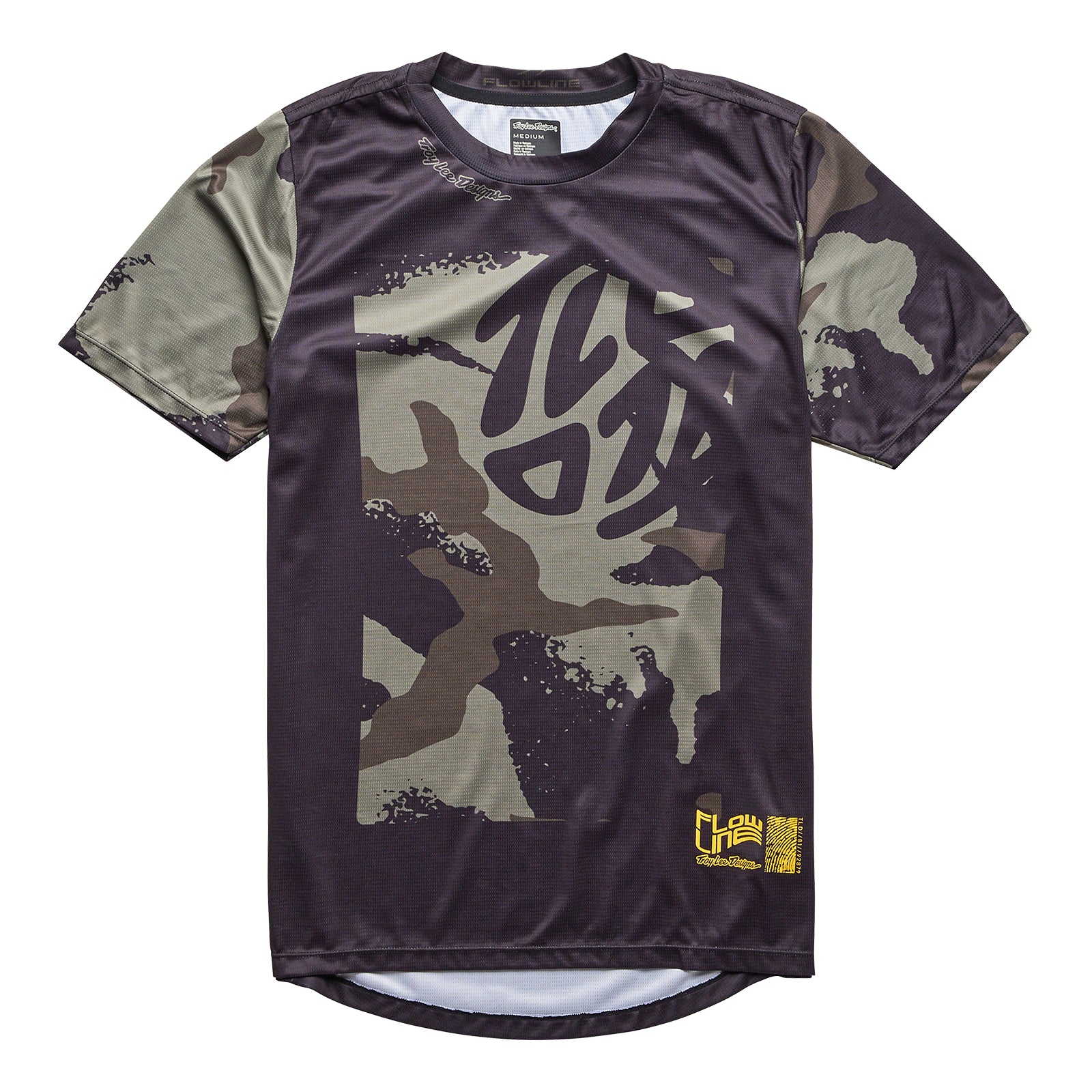 Youth Flowline Short Sleeve Jersey - Black - Perfect for Running, Cycling & Outdoor Sports
