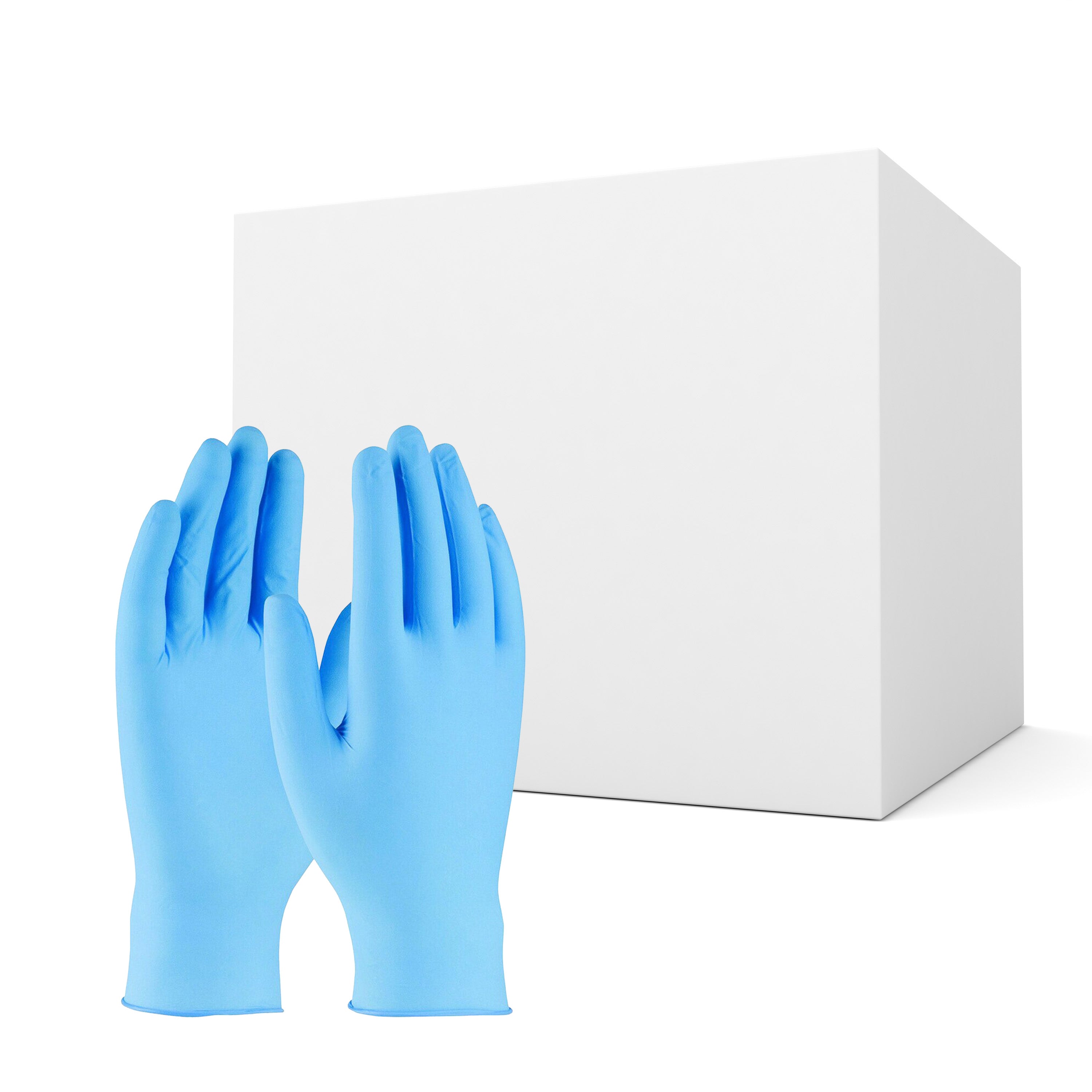Niflex45 Nitrile Gloves, Blue, 4.0 mil Thickness, Box of 20 - Industrial, Medical & Food Service Use, Latex-Free, Chemical Resistant Safety Gloves for Work & Home