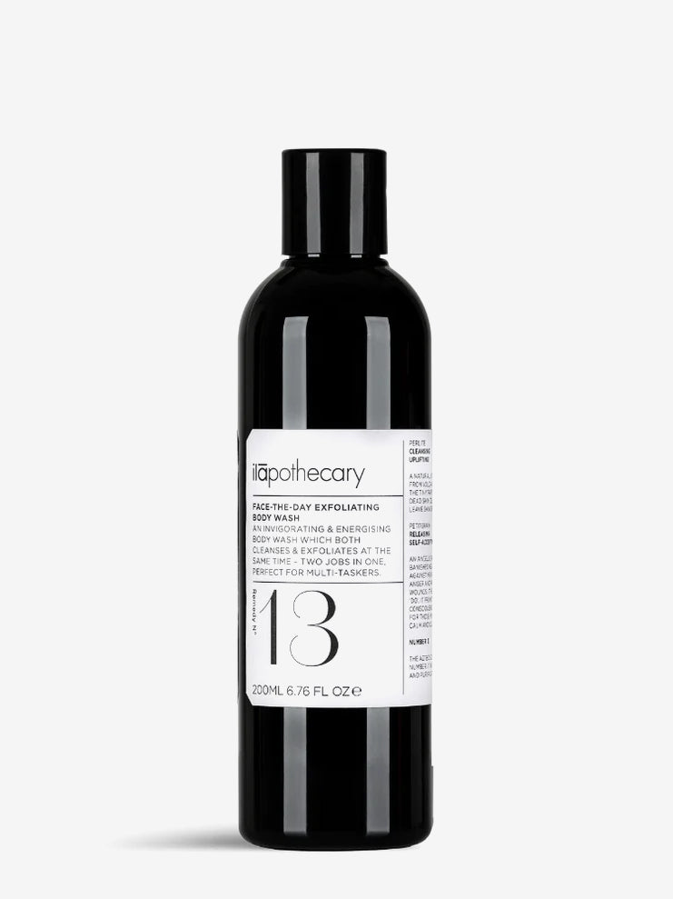 Ilapothecary Exfoliating Body Wash & Face Cleanser - Gentle Daily Scrub for Smooth Skin | Perfect for Morning Shower & Skincare Routine