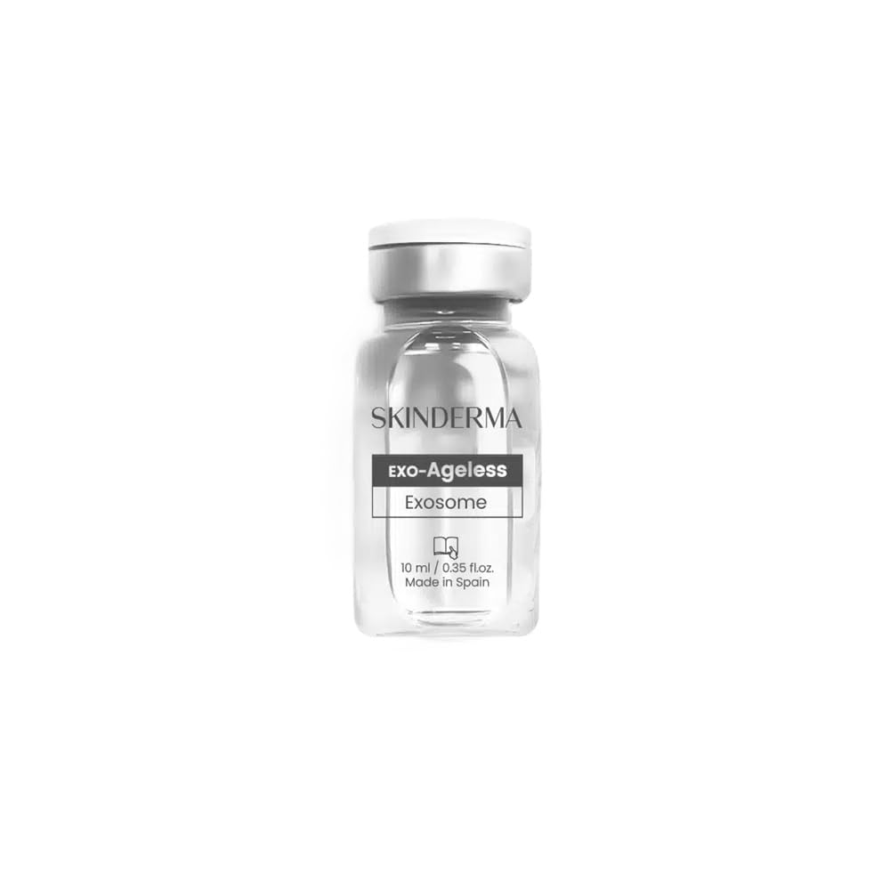 Exosomes Ageless Skin Rejuvenation Moisturizer - Natural Anti-Aging Face & Body Cream for Men & Women - Hydrating Treatment for Microneedling, Wrinkles & Dry Skin - 5 Vials x 10ml - Perfect for Daily Skincare Routine & Post-Procedure Care