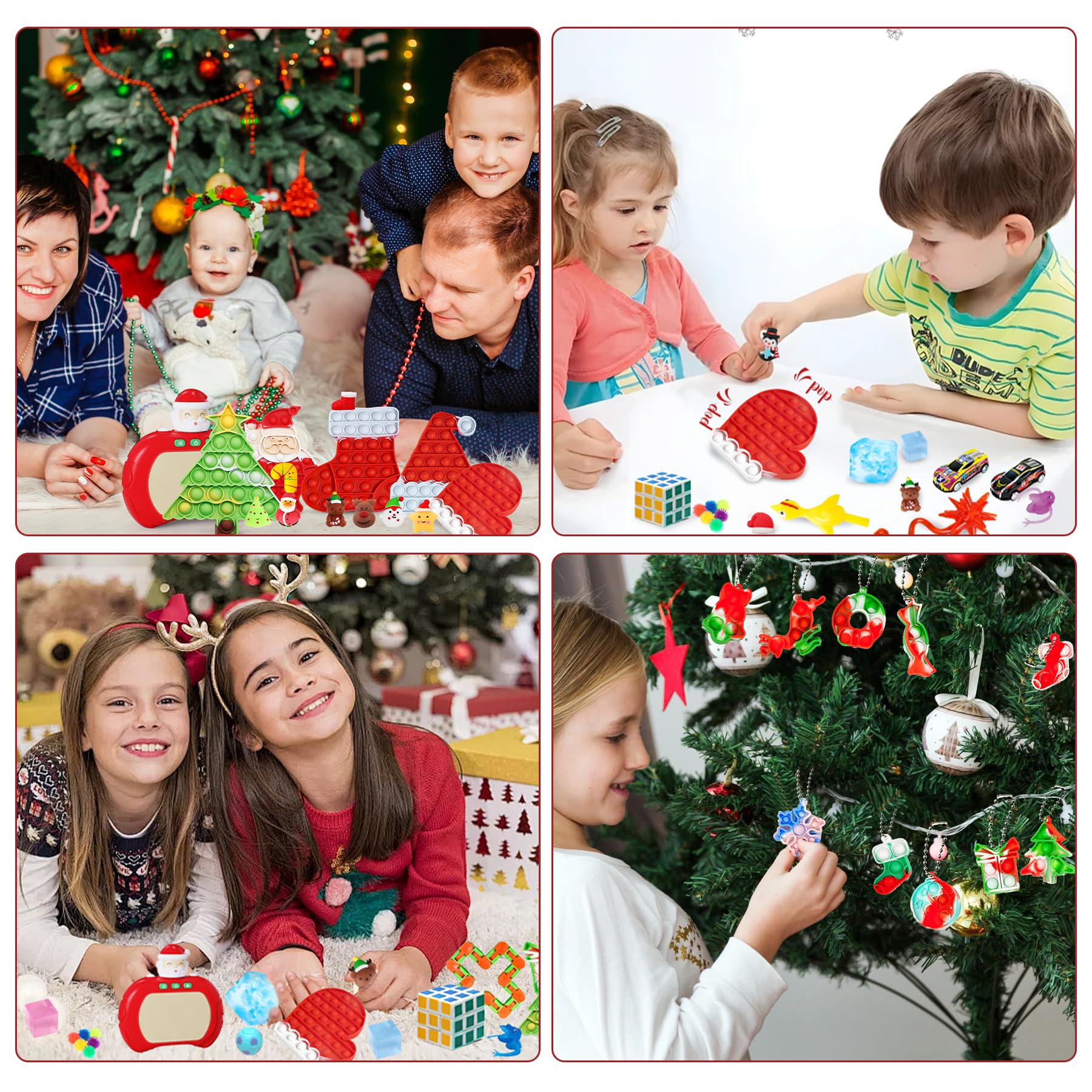 2024 Fidget Advent Calendar for Kids - 24 Days of Surprise Sensory Toys | Christmas Party Favors, Stocking Stuffers & Holiday Gifts for Boys, Girls & Teens | Perfect for Classroom Rewards, Birthday Goodie Bags & Stress Relief