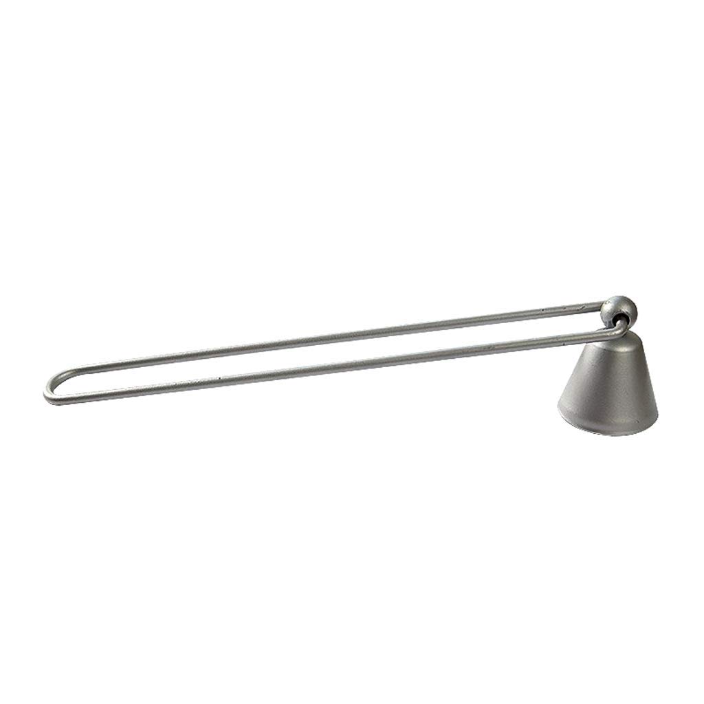 Long Handle Candle Snuffer with Swivel Head - Silver Wick Extinguisher for Church, Fireplace, Wedding Altar & Tea Lights - Perfect Christmas Gift for Safe Candle Use at Home, Events & Decorations