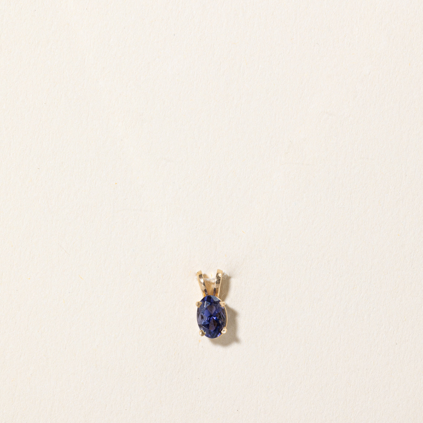 0.35ct Iolite Pendant Necklace - Genuine Violet Gemstone Jewelry for Women - Perfect for Everyday Wear, Gift Giving & Special Occasions