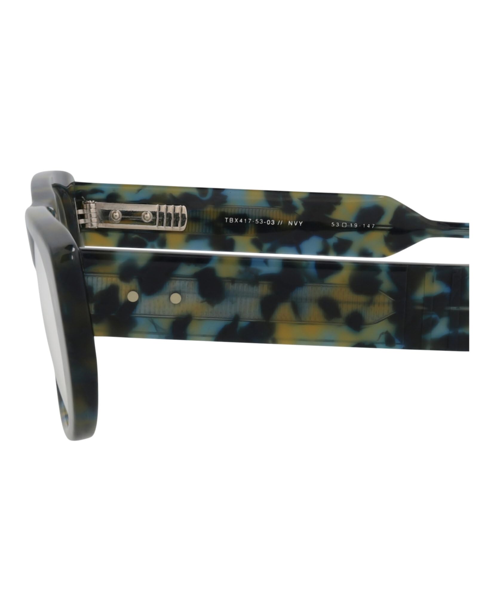 TB-417 Navy Tortoise 53/19-147 Women's Eyeglass Frames | Lightweight Acetate Optical Glasses for Work, Reading & Fashion