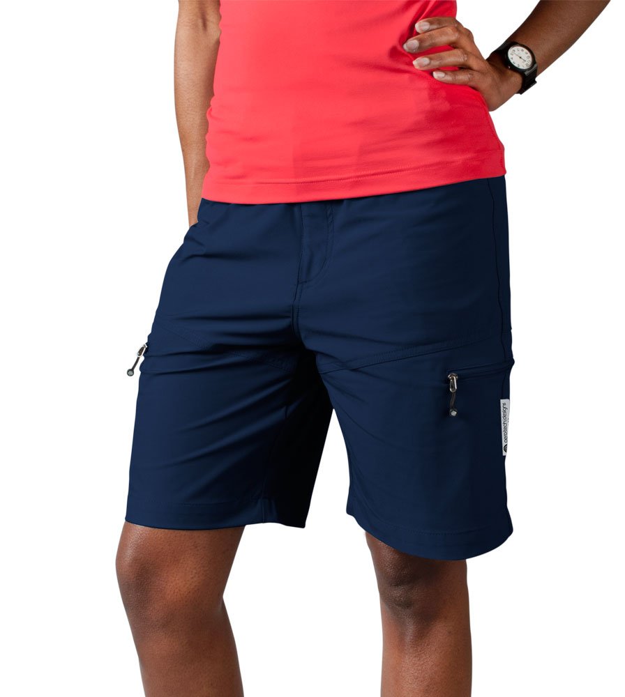 Women's Multi-Sport Shorts - Loose Fit Activewear Cargo Shorts for Running, Yoga & Gym | Breathable Quick-Dry Workout Shorts with Pockets