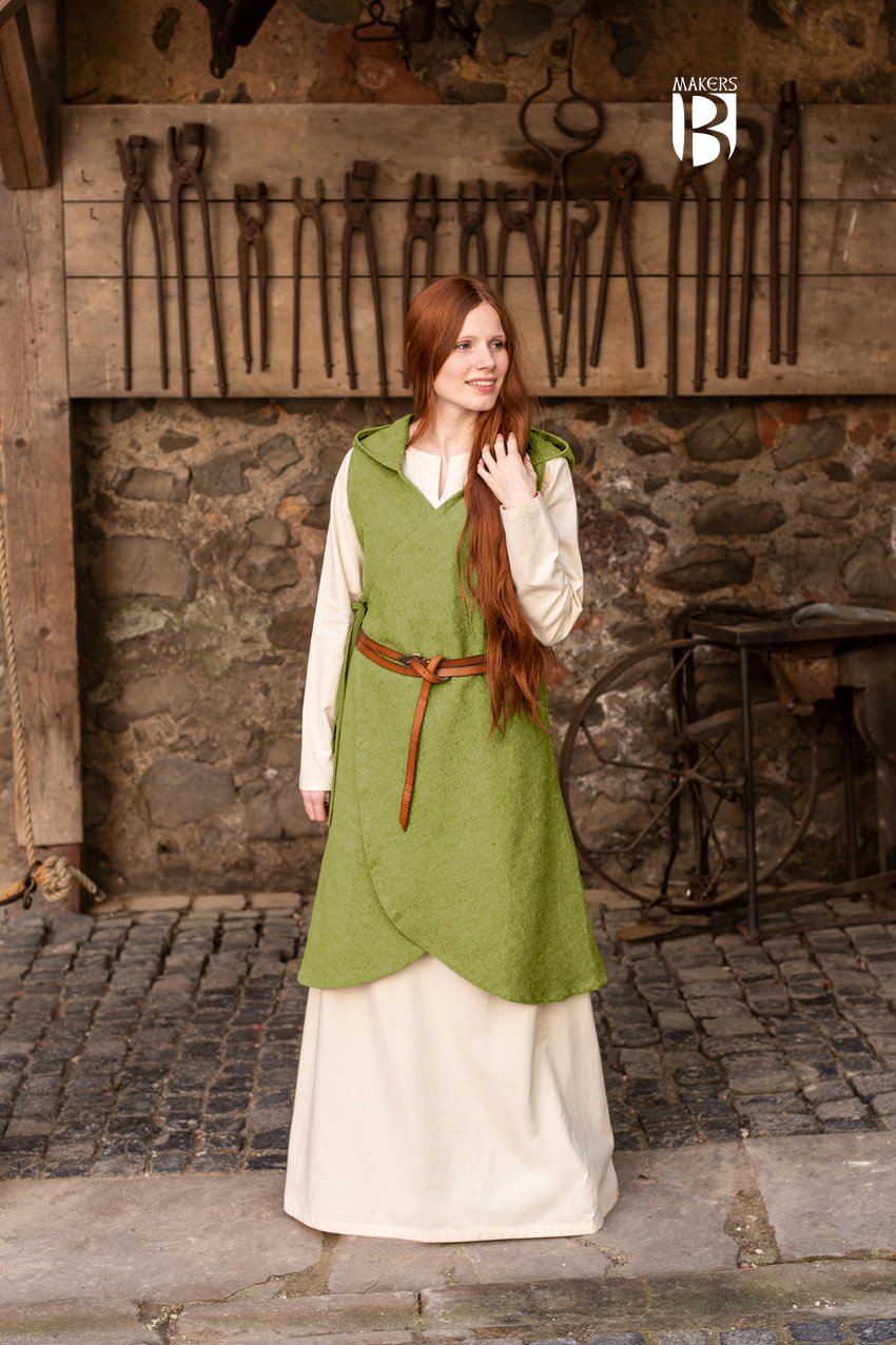 Runa Linden Green Wrap Dress - Flattering Women's Wrap Dress for Casual & Office Wear | Perfect for Work, Date Night & Special Occasions