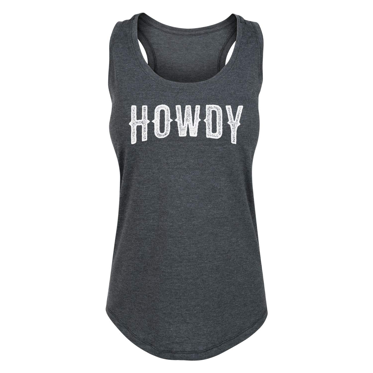 Country Casuals Howdy - Women's Racerback Tank Top for Yoga, Gym & Summer Outfits | Comfortable & Stylish Workout Shirt