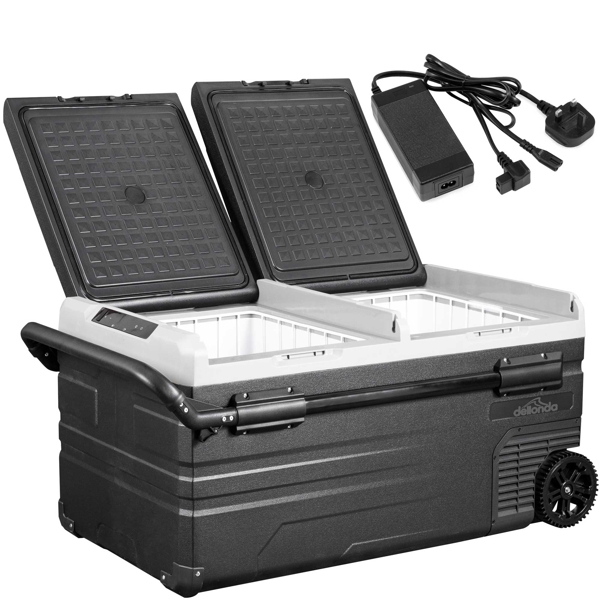 95L Portable Car Fridge Freezer - 12V/24V/230V Dual Zone Compressor Cooler (DL135) - Perfect for Road Trips, Camping & Outdoor Adventures