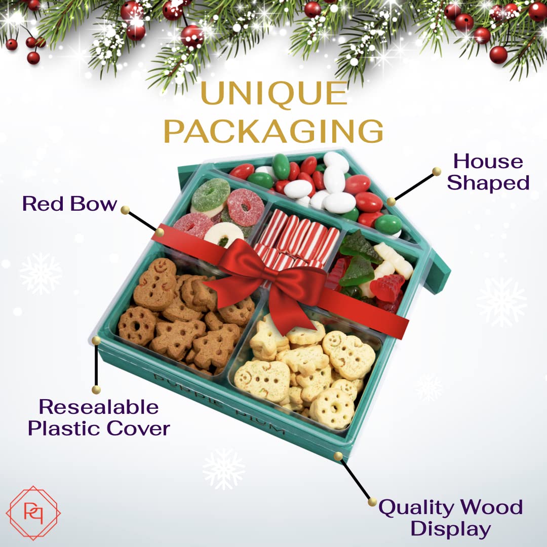 Premium Gourmet Candy Gift Box - Deluxe Holiday Sweets Assortment for Christmas & New Year - Luxury Chocolate & Candy Collection for All Ages - Festive Green Themed Treat Box - Perfect for Gifting, Parties & Holiday Celebrations