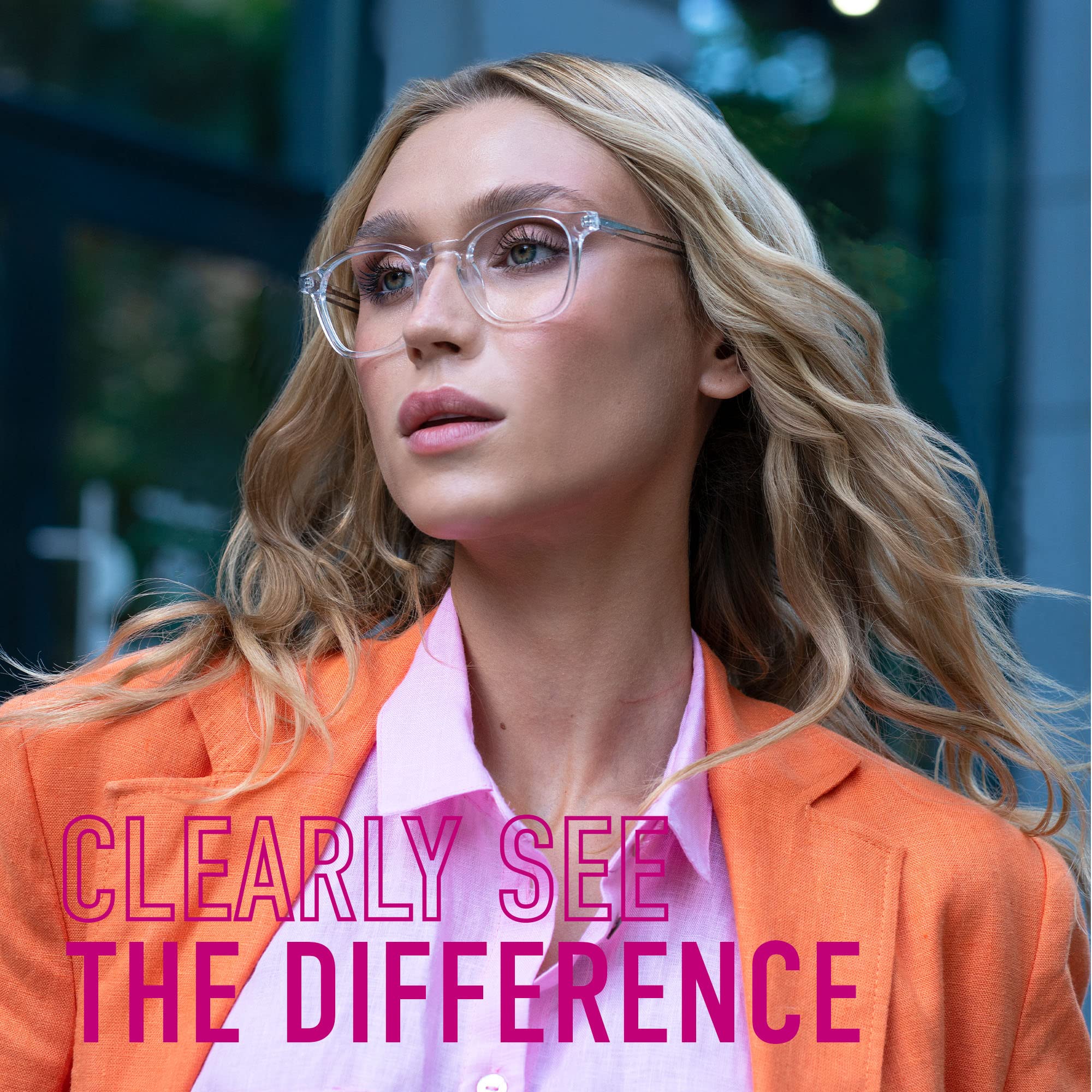 Scojo New York Christopher Street Blue Light Blocking Reading Glasses - Handmade Scratch-Resistant Readers for Women & Men - Perfect for Computer Use, Reading & Screen Time