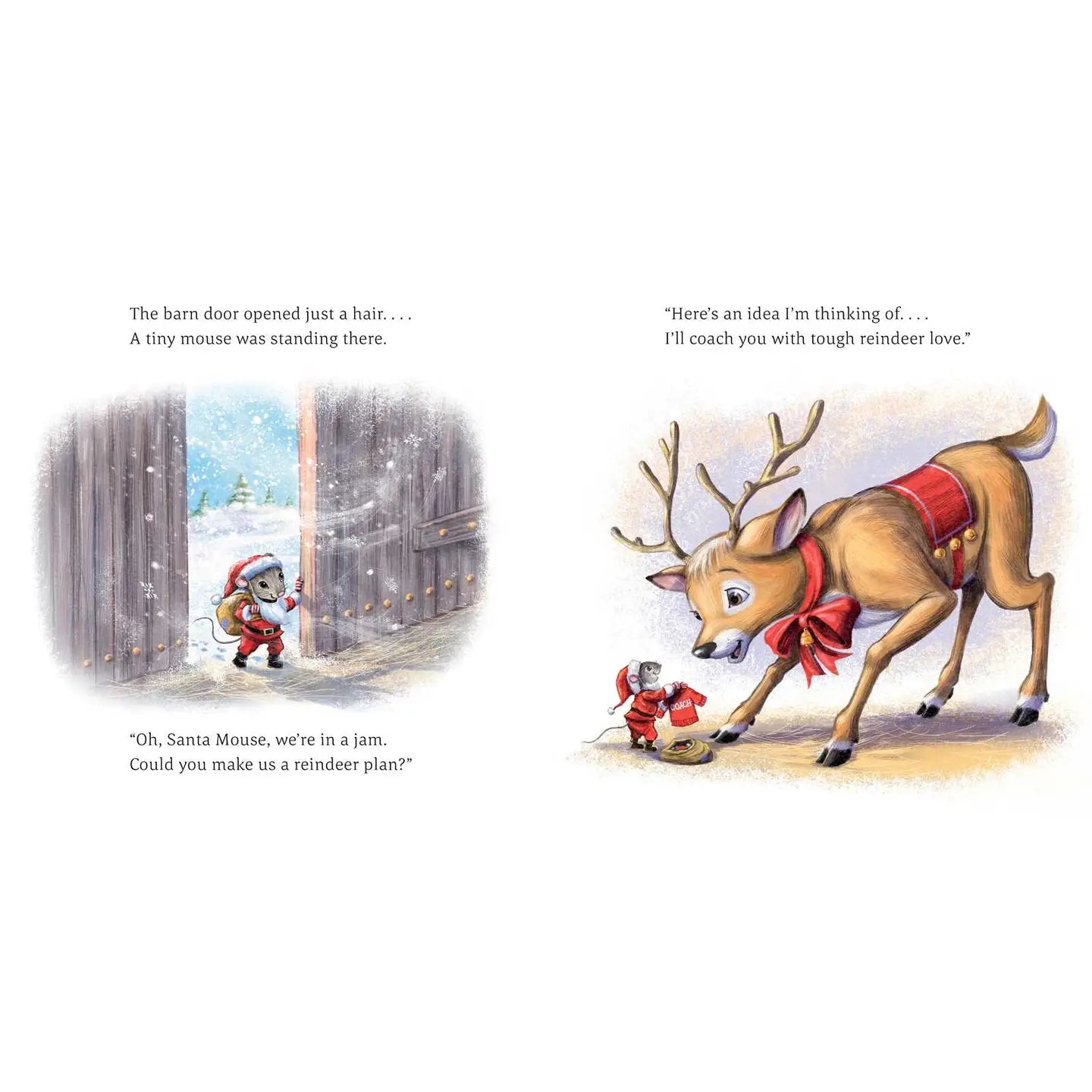 Santa Mouse Plays Reindeer Games by Michael Brown - Christmas Holiday Book for Kids - Perfect for Bedtime Stories & Holiday Gift Giving