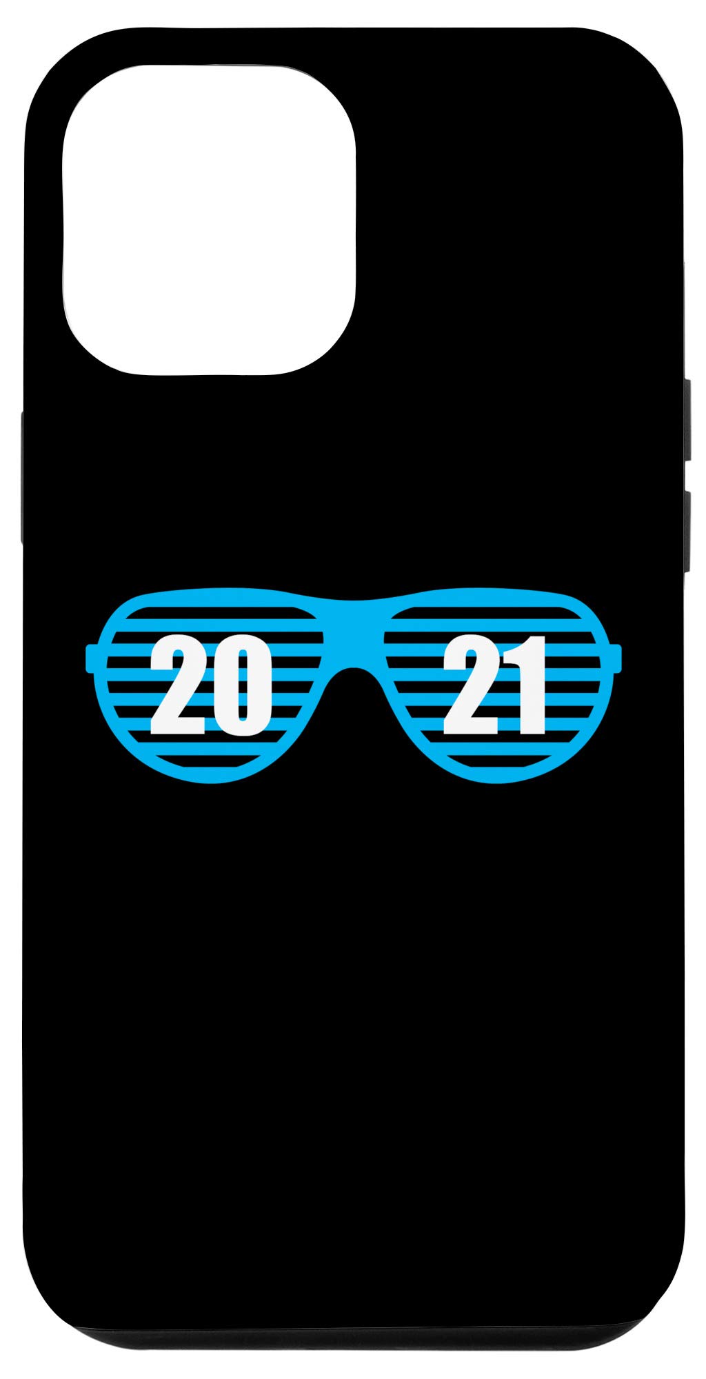 iPhone 12 Pro Max Case 2021 - Trendy Shutter Design Sunglasses & Graduation Graphic - Durable Protective Cover for School, Work & Travel Accessories