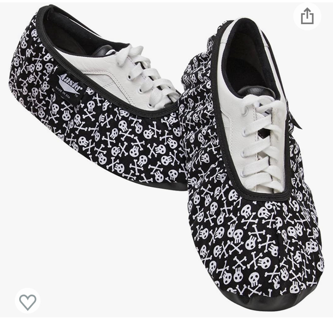 Skull Print Shoe Covers - Non-Slip Disposable Medical Shoe Protectors for Hospital, Lab & Home Use - Waterproof & Hygienic Footwear Covers for Healthcare Workers & Visitors