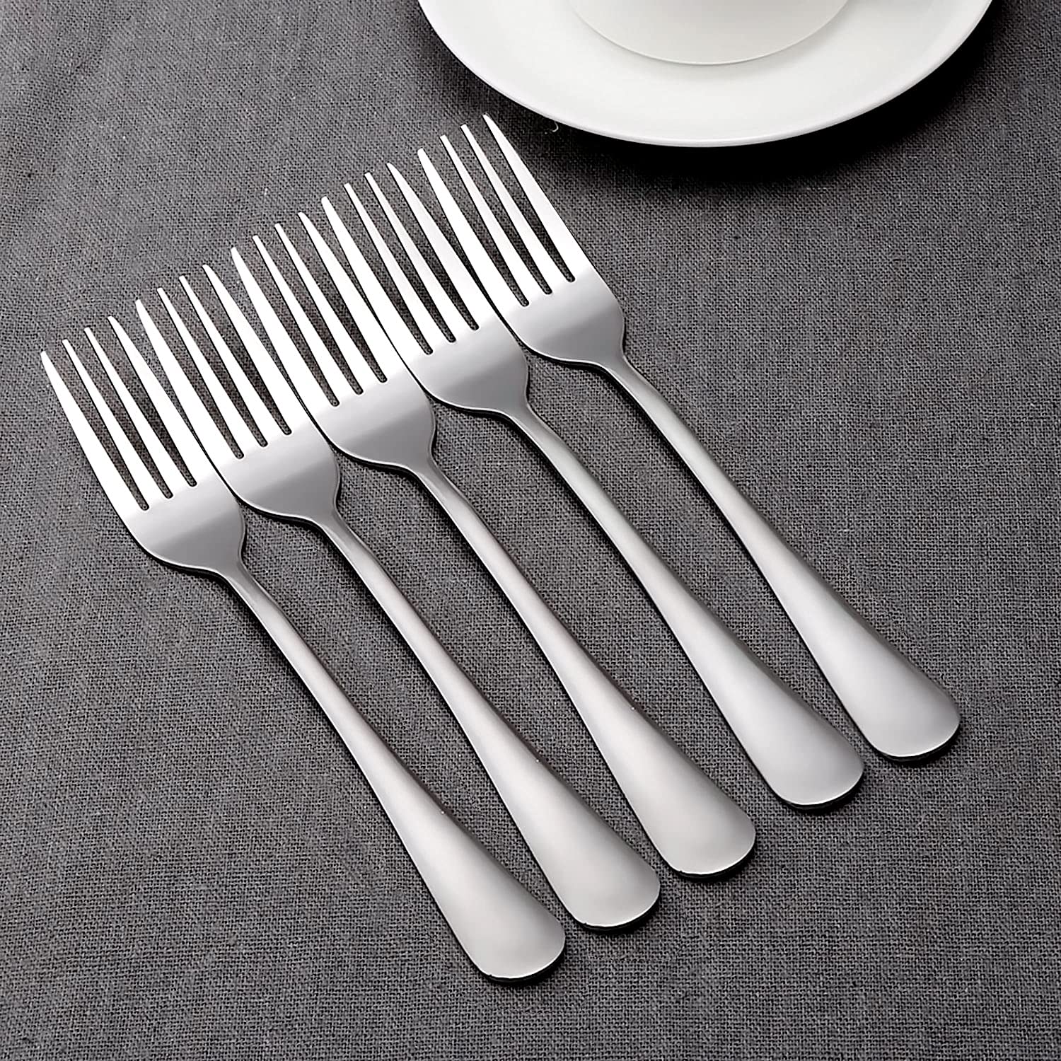 HaWare 12-Piece Stainless Steel Dinner Forks Set - Mirror Polished, Dishwasher Safe, Elegant Classic Design - Perfect for Fine Dining, Dinner Parties & Everyday Use