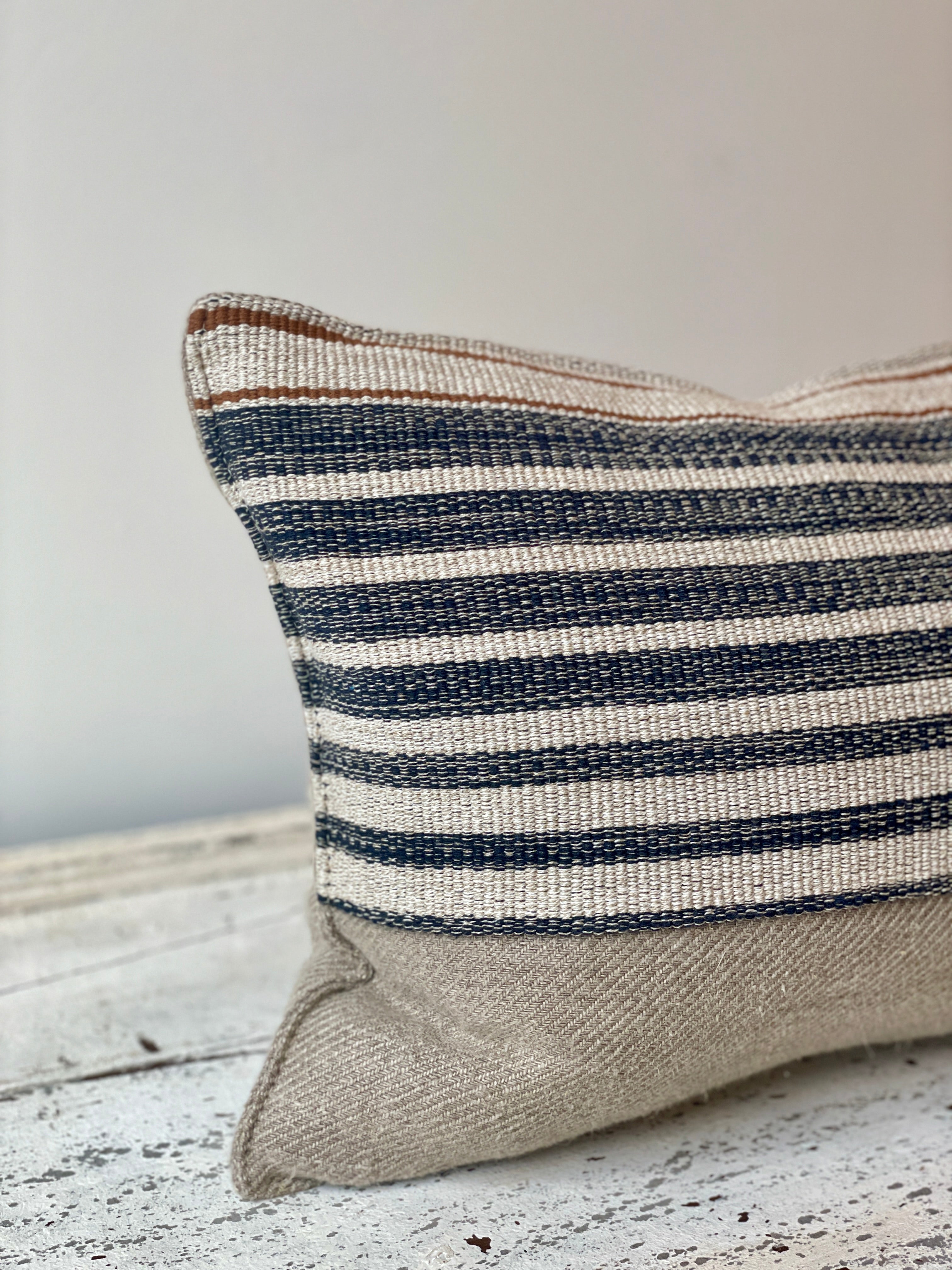 Custom Horizontal Stripe Cisco Home Bolster Pillow (12x18) - Decorative Throw Pillow for Sofa, Bed & Couch - Perfect for Living Room, Bedroom & Home Decor