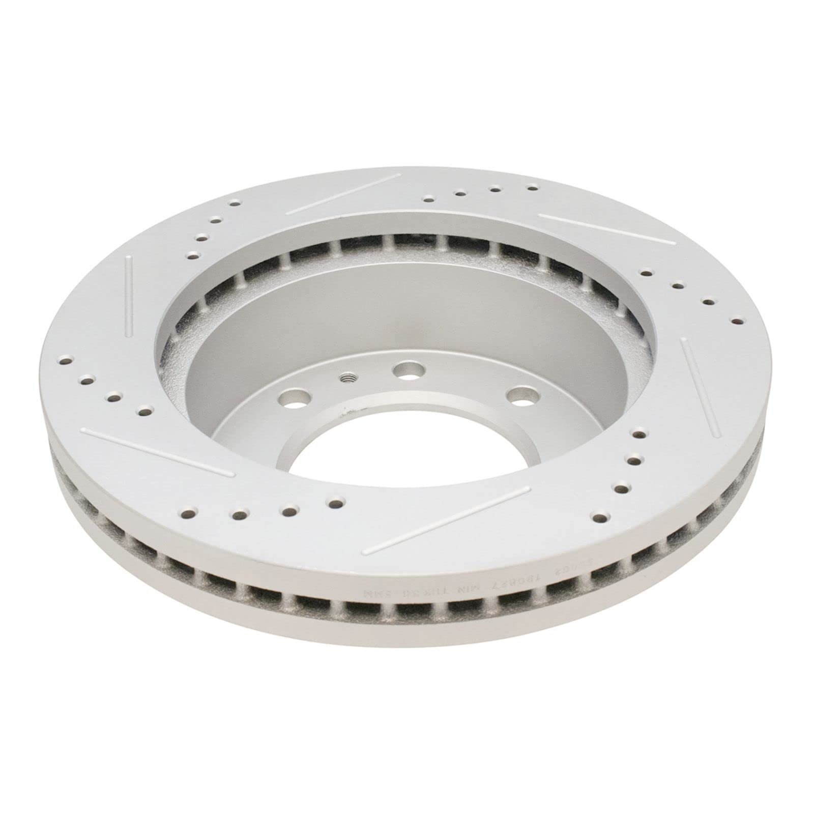High-Performance Drilled & Slotted Brake Rotors - Front Pair for GMC Sierra/Silverado 1500/2500/3500 - Zinc Coated for Corrosion Resistance - Perfect for Towing, Off-Roading & Heavy-Duty Use