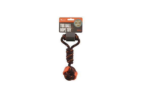 Durable Tug Ball Rope Toy for Dogs - Interactive Chew Toy for Aggressive Chewers, Puppy Teething & Playtime - Perfect for Fetch, Tug of War & Outdoor Activities