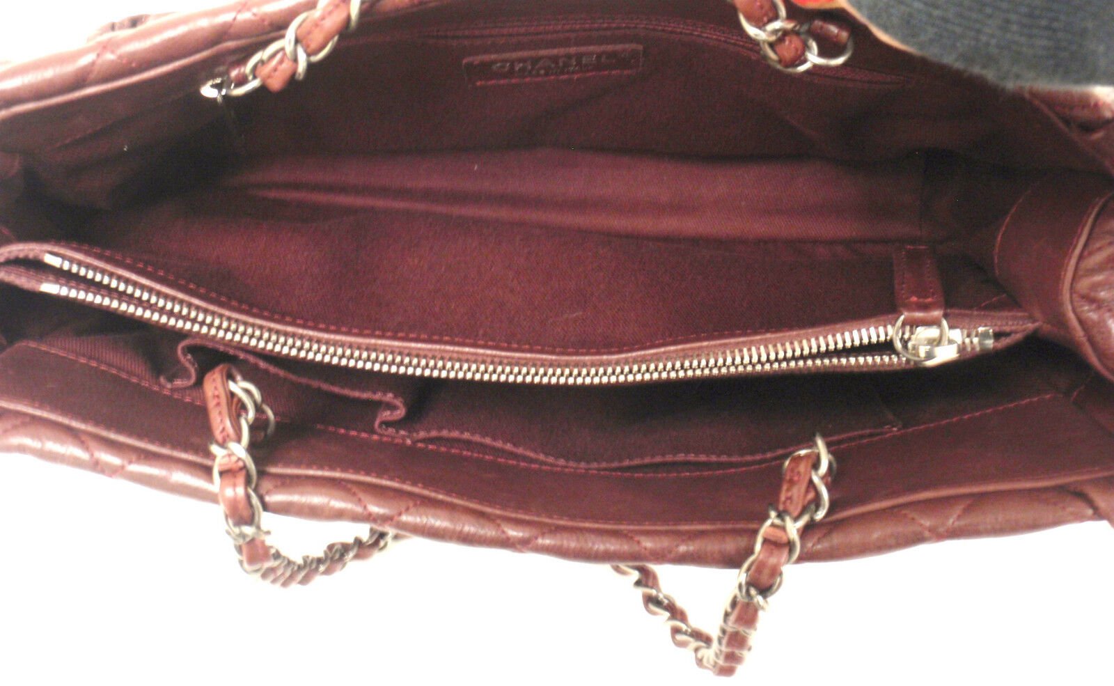 Authentic 2012 Chanel Istanbul Soft Caviar Tote Bag - Burgundy Leather Handbag for Women | Luxury Designer Purse for Work, Travel & Evening Events