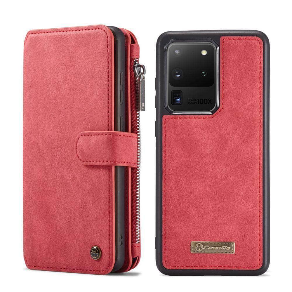 Magnetic Detachable PU Leather Case for Samsung Galaxy S21 - Slim Protective Cover with Strong Magnets for Easy Attachment | Perfect for Work, Travel & Everyday Use