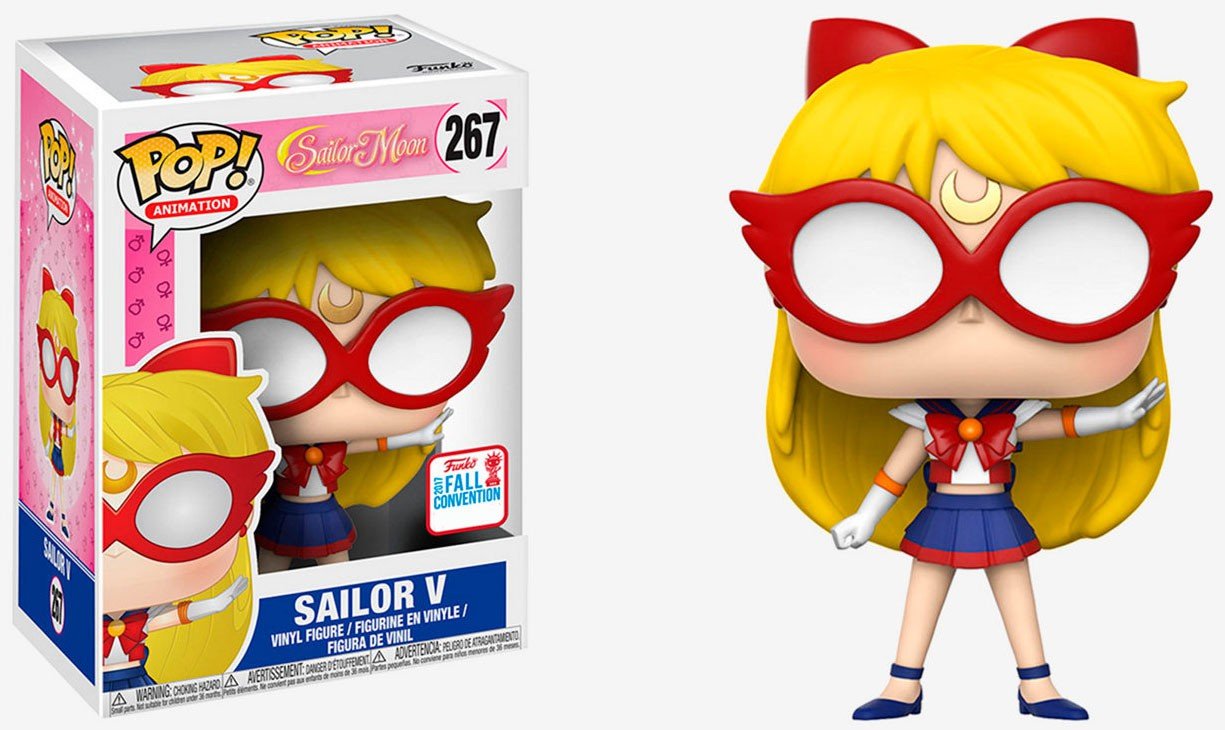 Funko Pop! Animation Sailor Moon Sailor V #267 Fall Convention Exclusive Collectible Figure - Perfect for Anime Fans, Gift Ideas & Pop Culture Displays