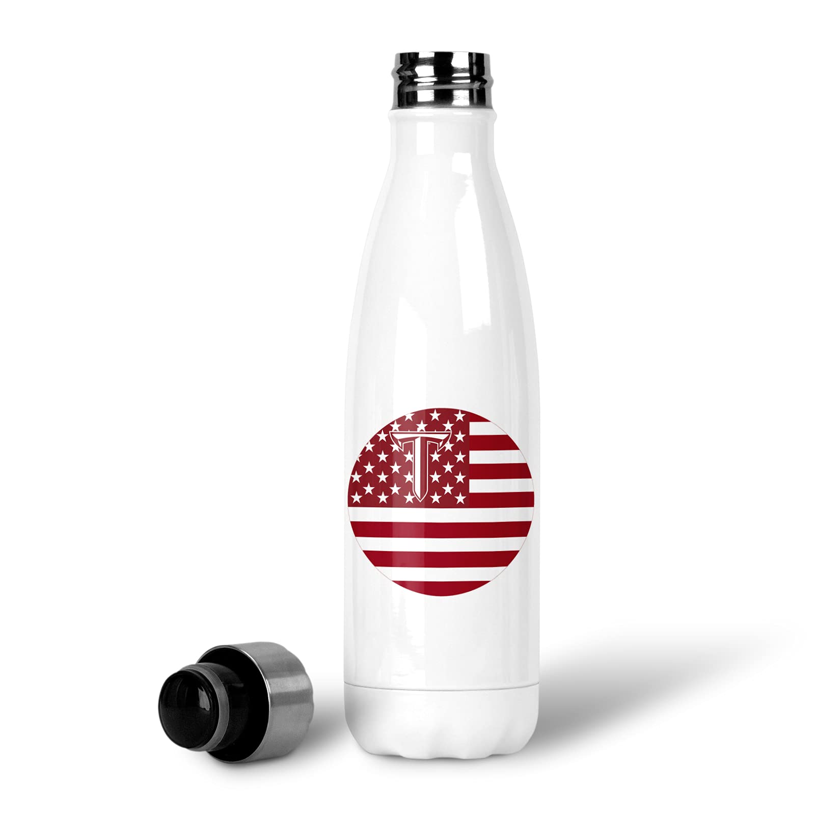 Troy University Stainless Steel Water Bottle 17oz - Insulated Metal Thermos for Hot & Cold Drinks - Perfect for School, Gym, Hiking & Outdoor Activities