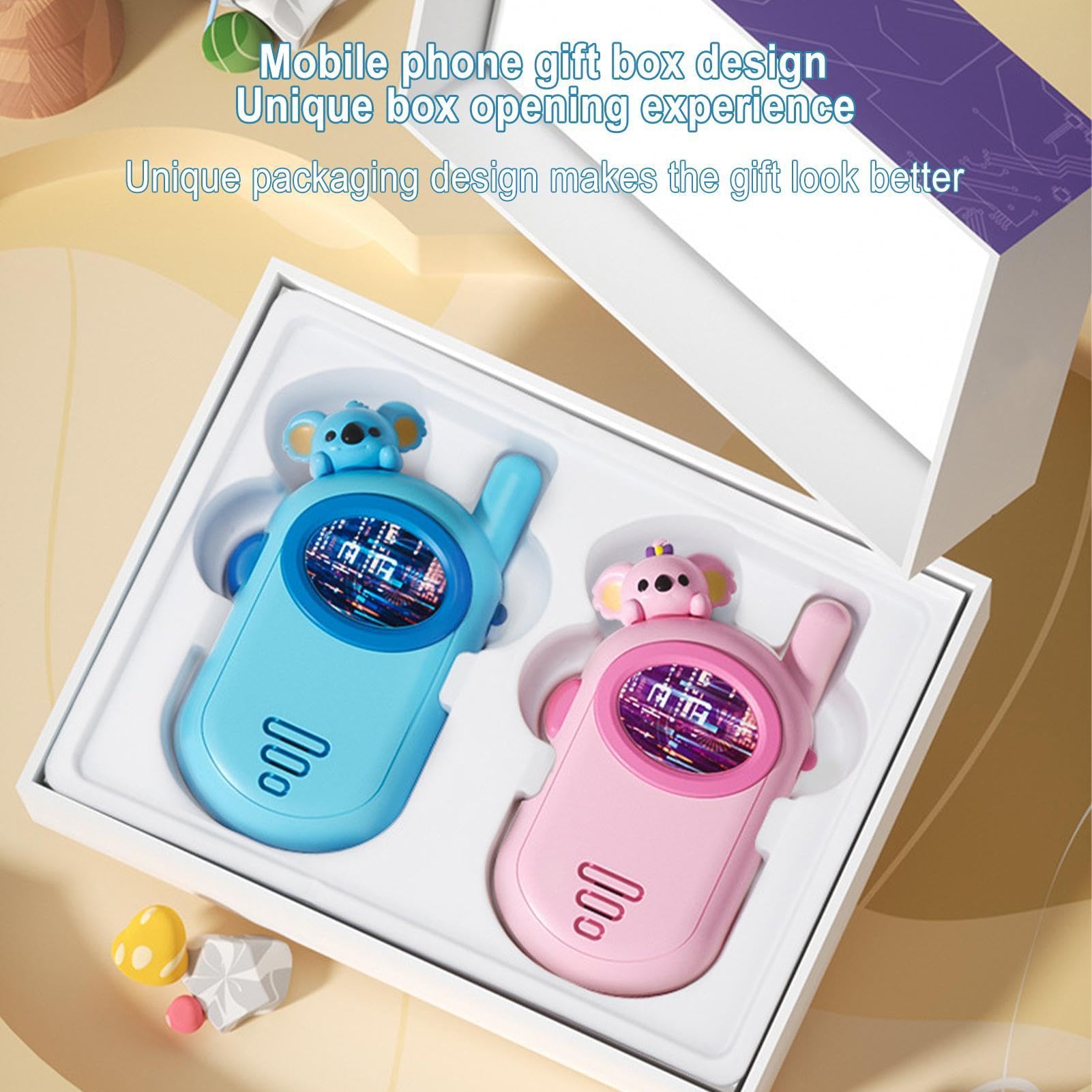 Kids Walkie Talkie Set - Long Range Two-Way Radios with Cute Koala Design, Durable & Compact Toy Walky Talky for Boys & Girls - Perfect for Outdoor Adventures, Camping, and Backyard Games