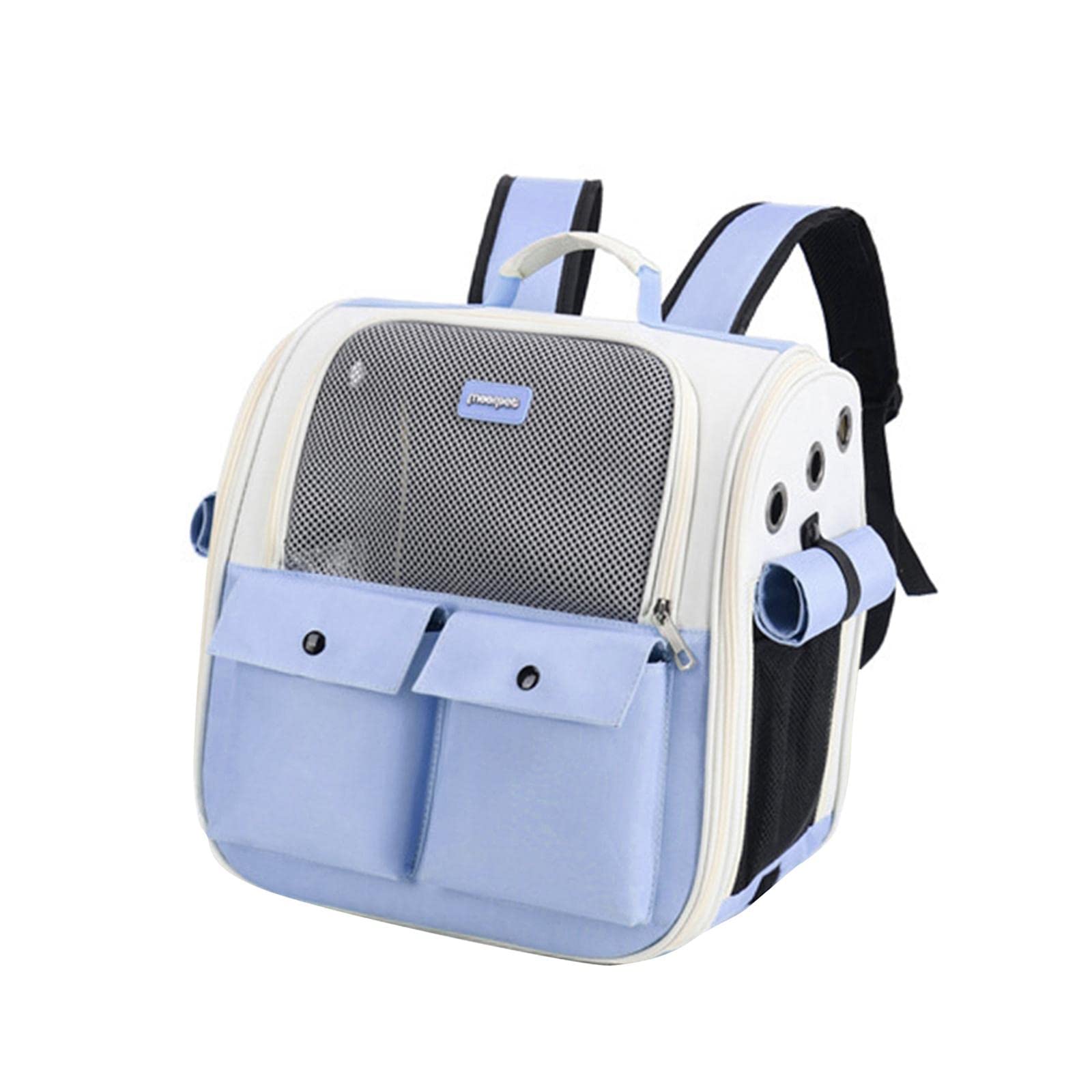 **Enakshi Pet Cat Carrier Backpack - Portable & Ventilated Pet Travel Bag for Small Dogs & Cats - Lightweight & Comfortable for Outdoor Adventures, Hiking, Vet Visits & Air Travel**