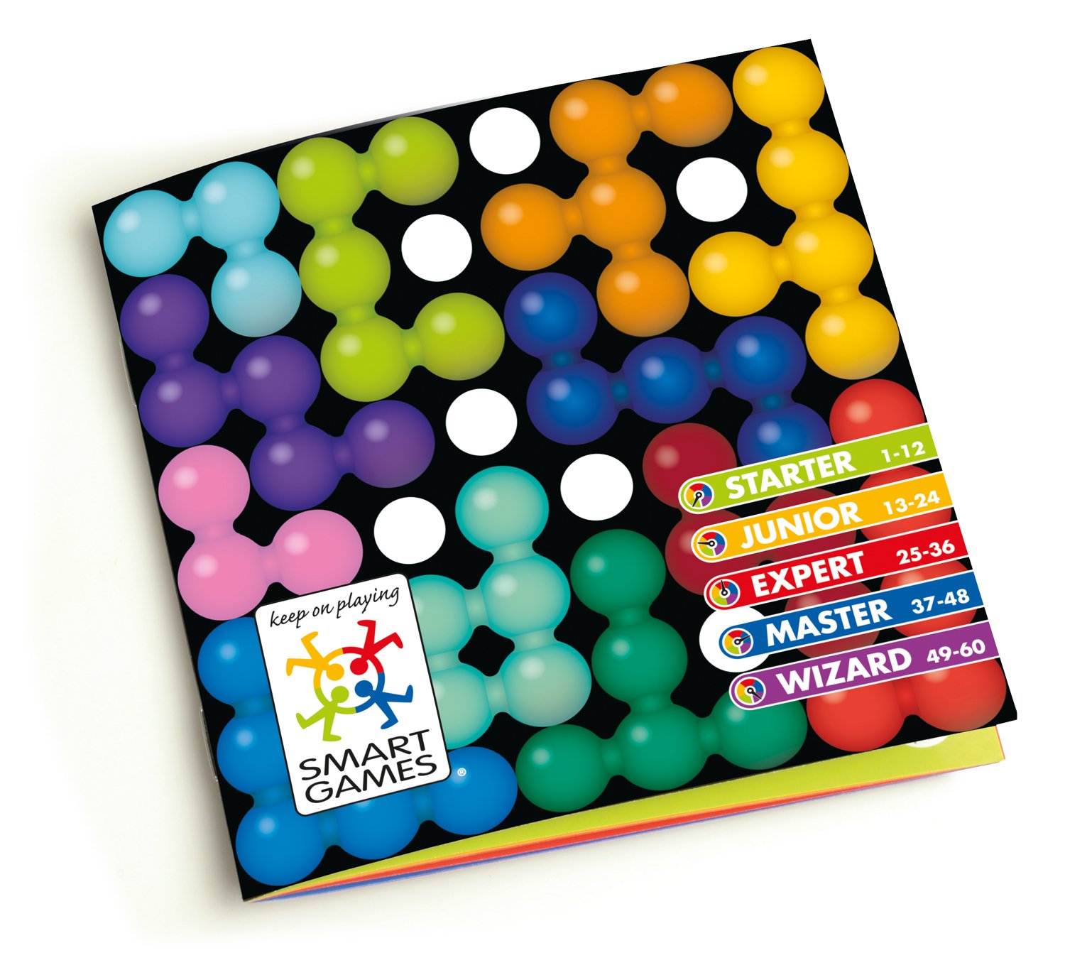 Smart Games Quadrillion Puzzle Game - 80 Challenges for Kids & Adults, Ages 7+, Perfect for Family Fun, Travel, and Brain Training