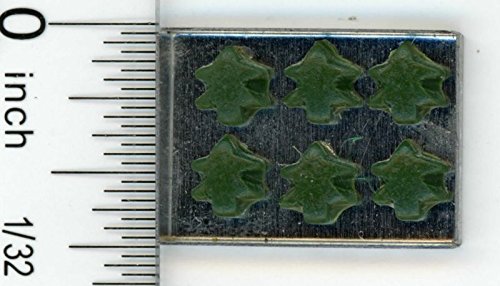 Classic Dollhouse Miniature Holiday Tree Cookies on Baking Sheet - Tiny Christmas Decorations for Dollhouse, Miniature Scene & Diorama - Perfect for Holiday Displays, Gift Giving & Collectors