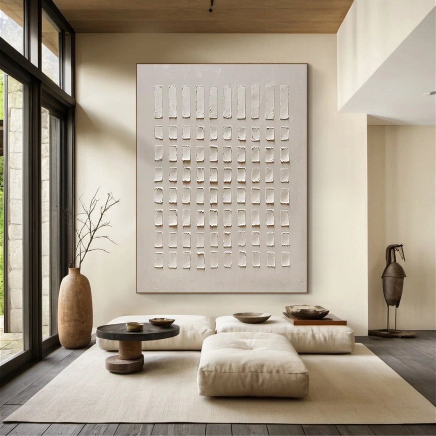 Beige & Brown Abstract Wall Art Print #BB125 - Modern Home Decor for Living Room, Bedroom & Office