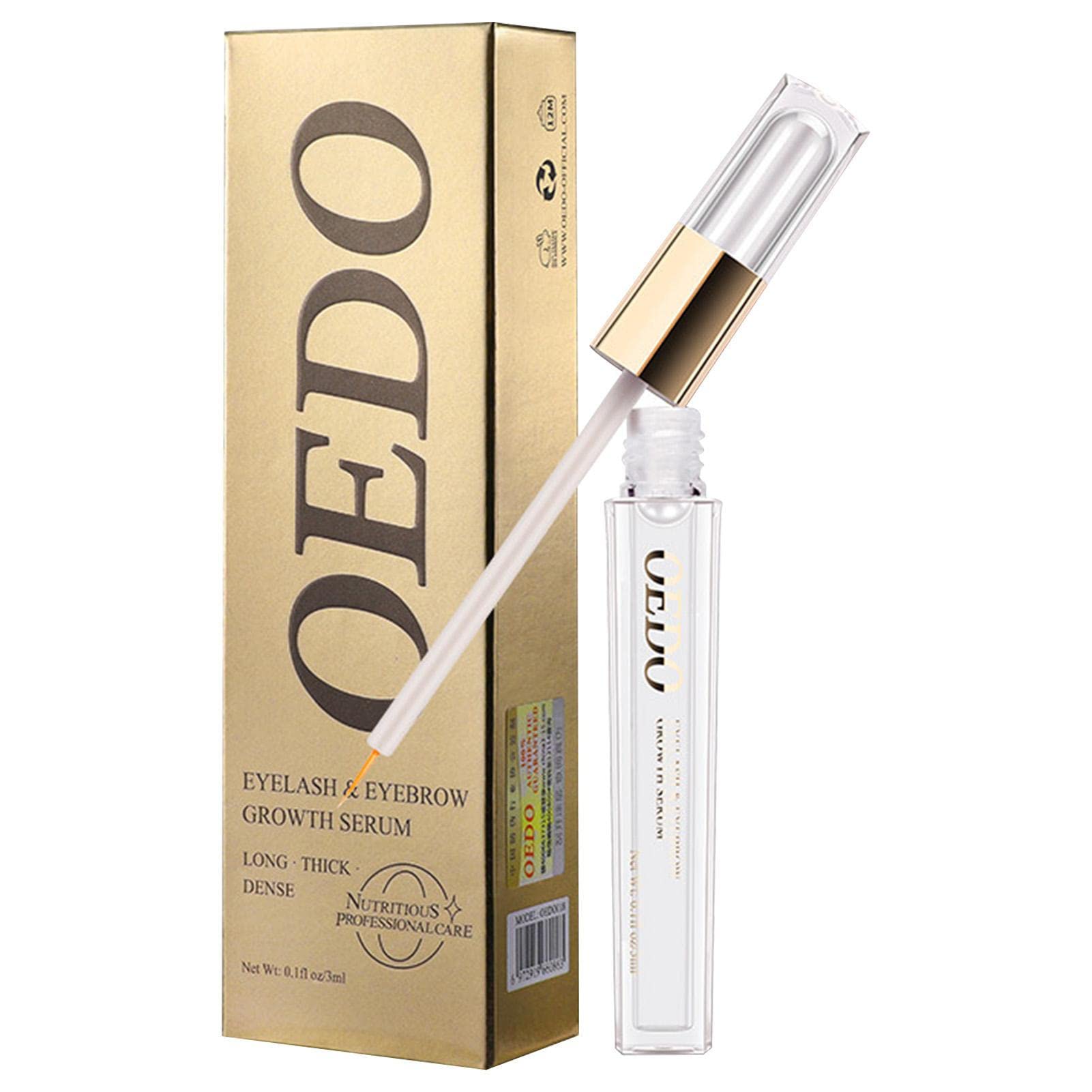 Eyelash Growth Serum for Longer, Fuller & Thicker Lashes - 3ml Lash & Brow Enhancer with Natural Ingredients | Perfect for Daily Use, Special Occasions & Professional Lash Treatments
