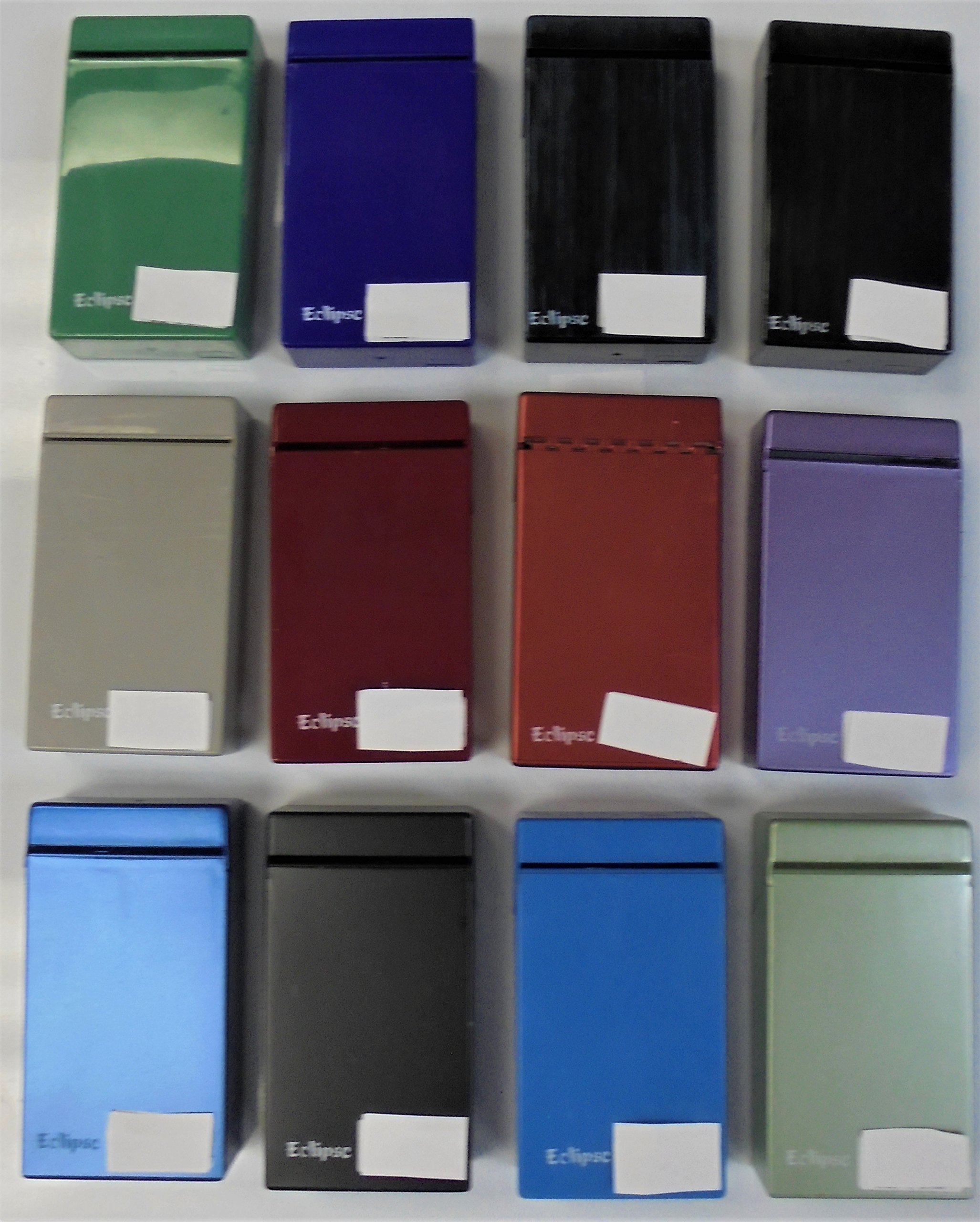 8 Eclipse Flip-top Cigarette Cases - Clear Plastic for 100's Size Cigarettes | Travel & Storage