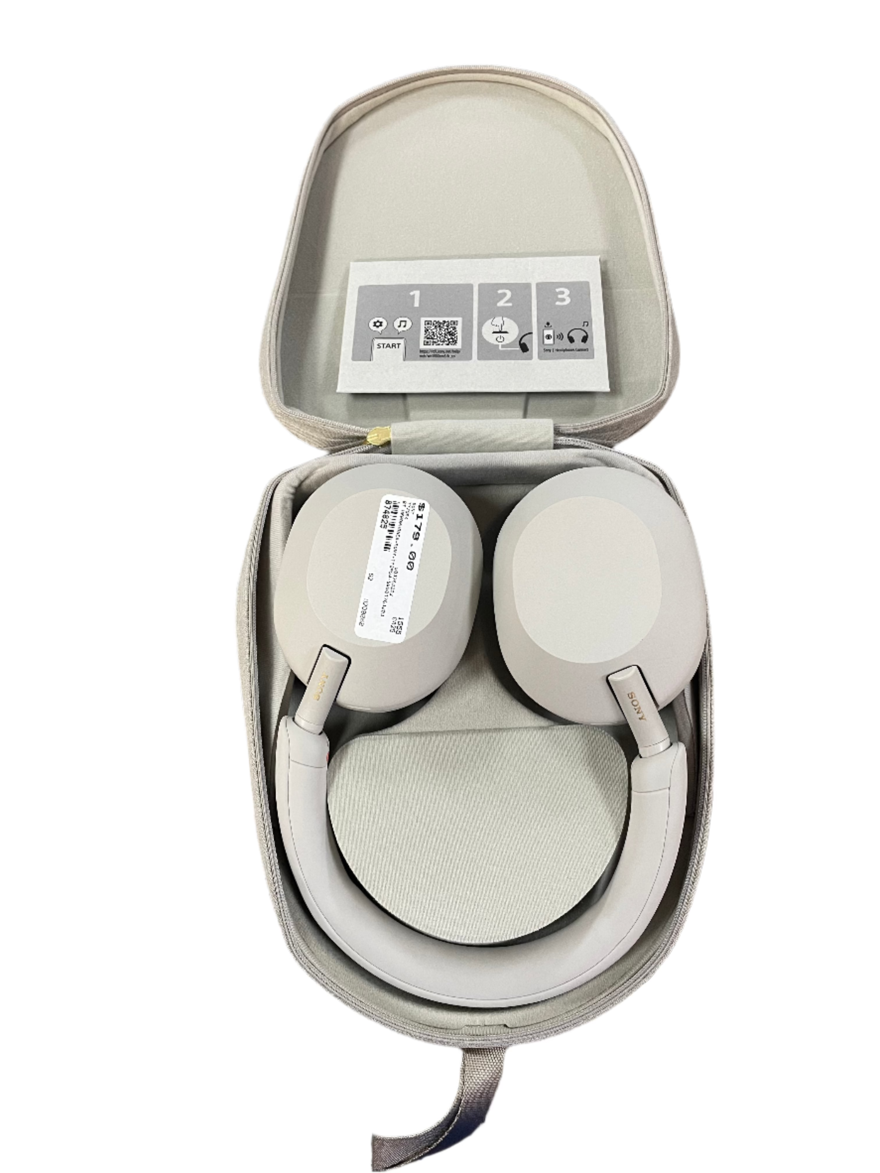 Sony WH-1000XM5 Wireless Noise Cancelling Headphones with Mic - Premium Over-Ear Bluetooth Headset for Travel, Work & Music Lovers