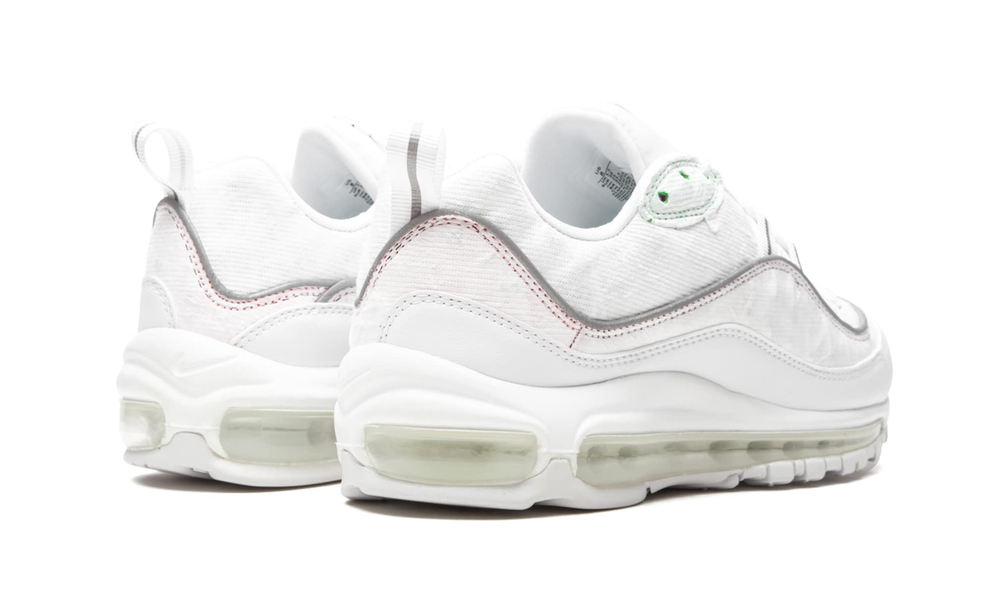 Nike Women's Air Max 98 LX CJ0634-101 White/White Sneakers - Size 8W for Running, Gym & Casual Wear