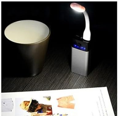Flexible USB LED Reading Light for Keyboard & Laptop - Adjustable Gooseneck Desk Lamp for Computer, Books, Night Study - White Light for Home Office & Dorm Room