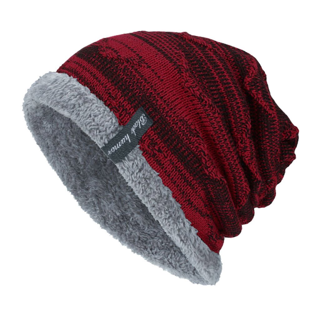 XUETON Unisex Winter Beanie - Thick Knit Slouchy Skull Cap for Men & Women | Soft Warm Baggy Hat for Outdoor Activities, Snowboarding, Skiing & Daily Fashion