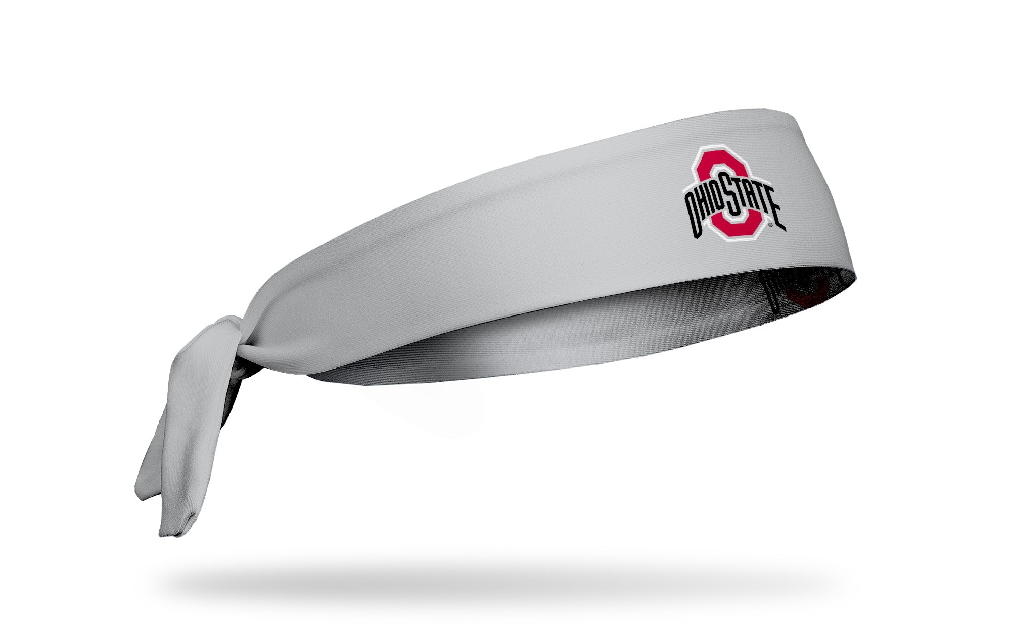 Ohio State Buckeyes Logo Gray Adjustable Flex Tie Headband - Perfect for Sports, Workouts, and Game Day Fan Gear