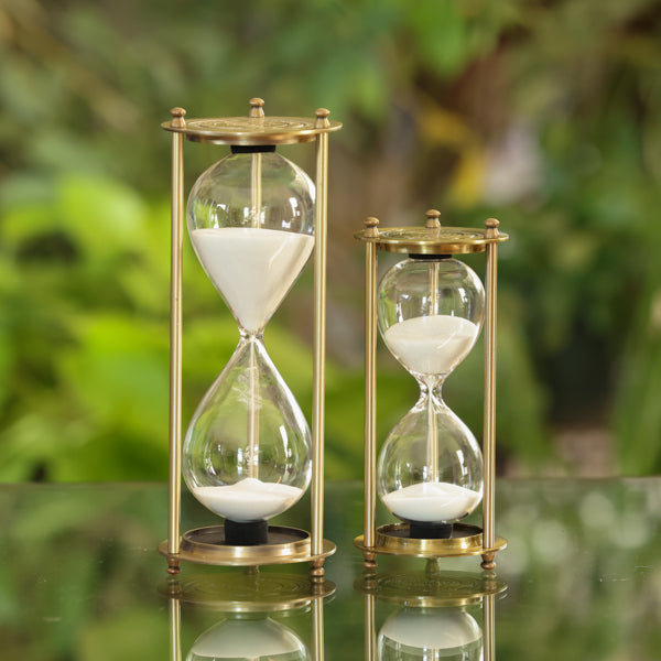 Vintage 30 Minute Hourglass Sand Timer by Kelvin & Hughes - Perfect for Board Games, Meditation & Home Office Decor