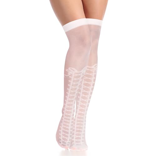 White-look Like Lace Up Bow