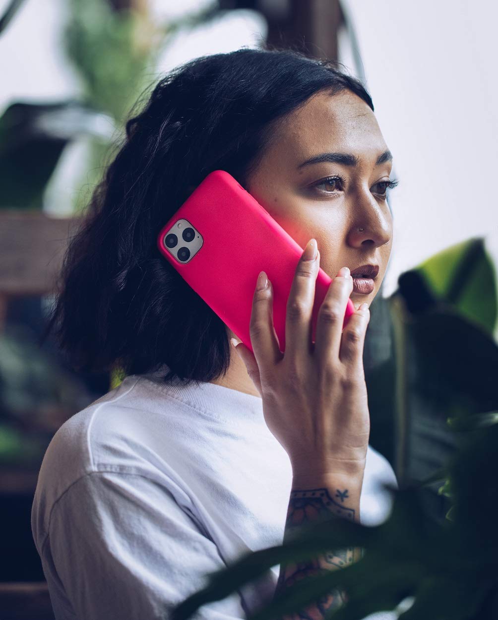 Neon Pink iPhone 11 Pro Max Case - Shockproof Flexible Protective Cover with Slim Fit - Perfect for Everyday Use, Gym & Outdoor Activities
