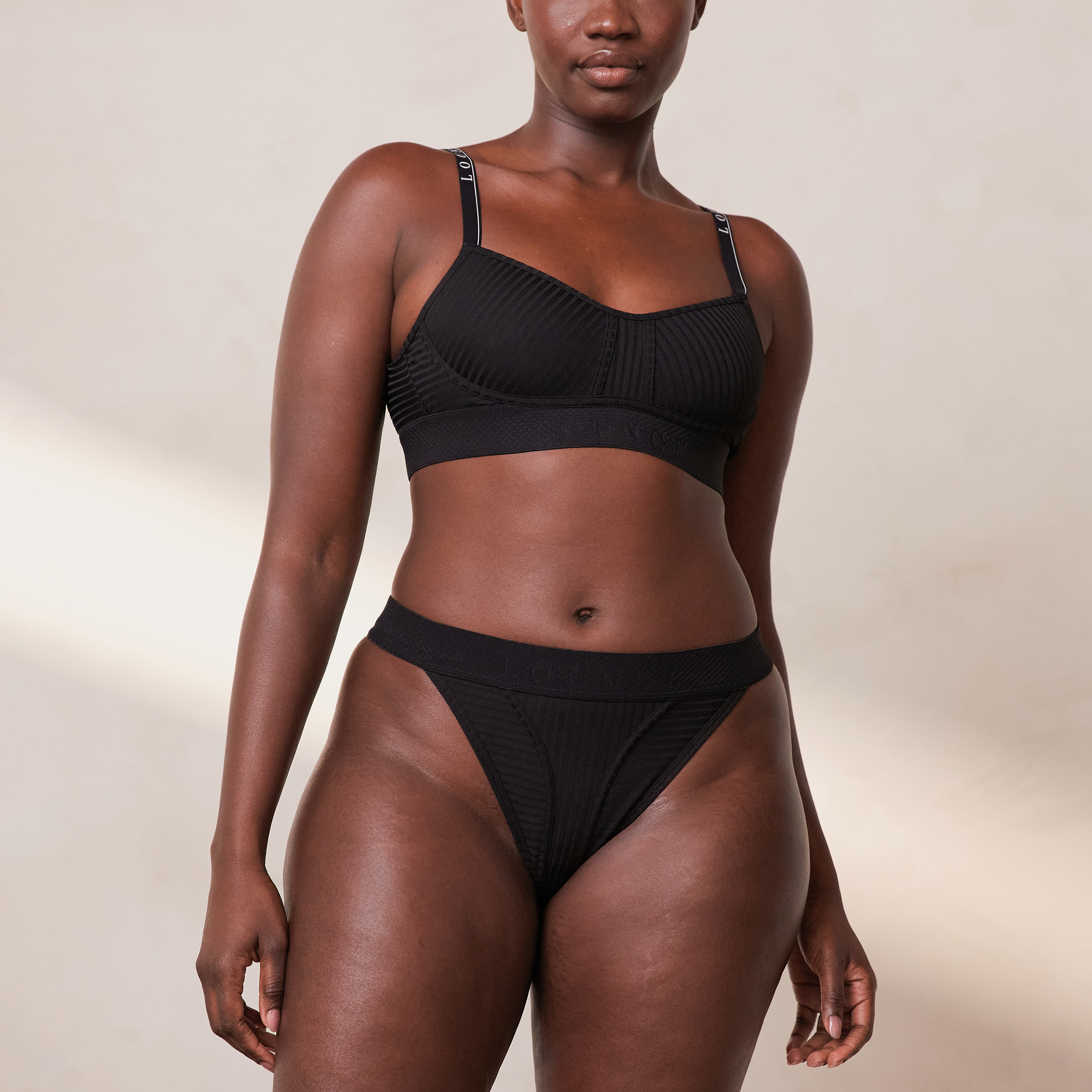 Bare Bra Black - Seamless Comfort for Everyday Wear, Yoga & Lounge | Wireless Bralette for Women
