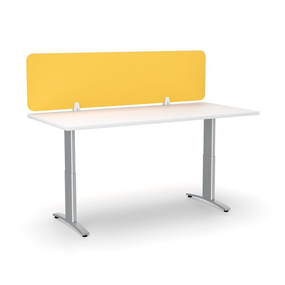 Boyd Acoustic Desk Screen - Sound Absorbing Office Partition for Privacy & Noise Reduction - Perfect for Open Offices, Home Workspaces & Conference Rooms