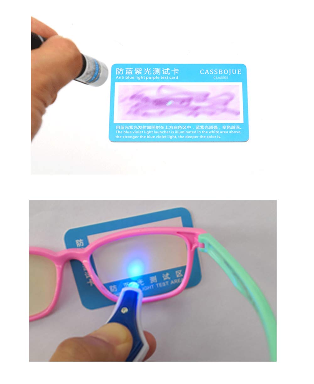 Blue Light Blocking Glasses for Kids - Anti Eye Strain Computer & Gaming Glasses for Children - Protect Eyes During Online Classes & Video Games