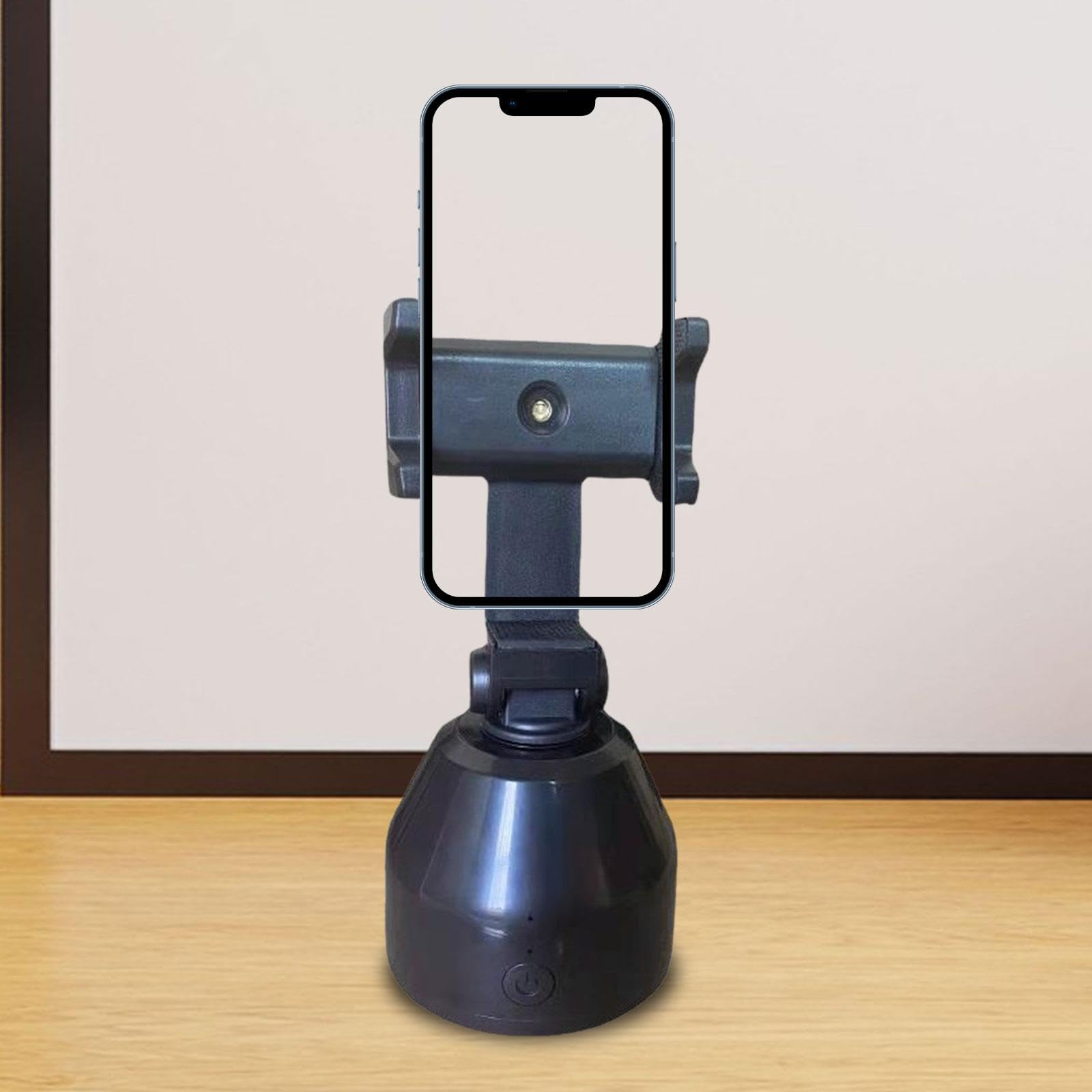 Smartphone Tripod Stand with Face & Body Tracking - 360° Rotating Phone Mount for Vlogging, Live Streaming & Photography | Perfect for YouTube, TikTok & Instagram Content Creation