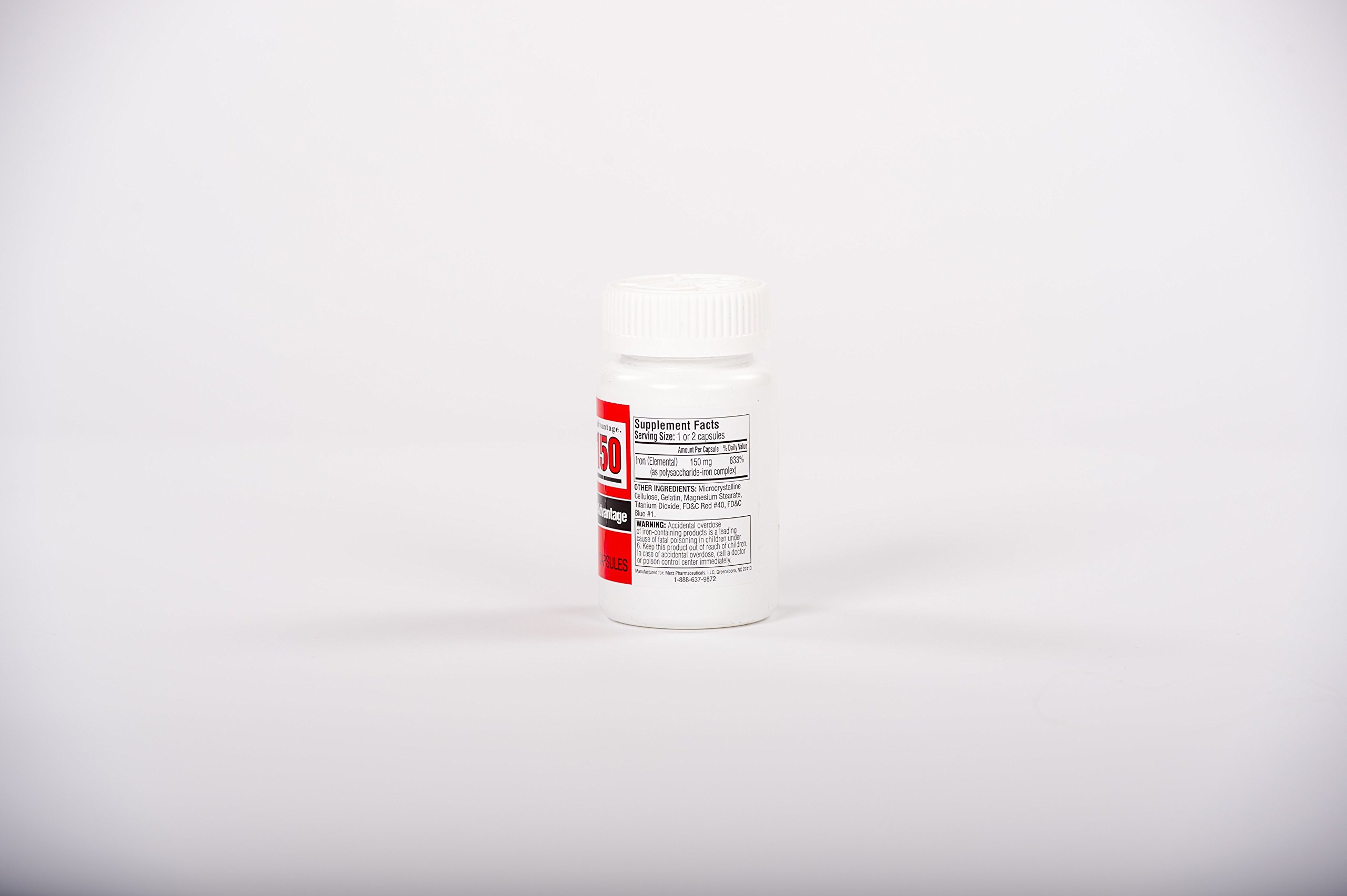NU-IRON 150mg Iron Supplement - 100 Capsules for Energy & Vitality - Supports Healthy Blood & Immune System - Ideal for Anemia, Fatigue & Active Lifestyles