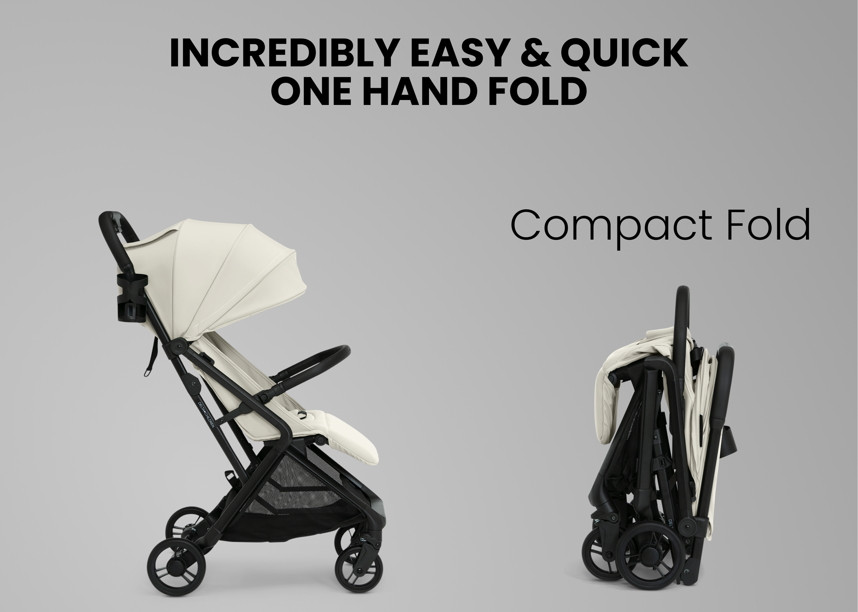 Icon Ultra Compact Lightweight Stroller for Everyday Use & Travel - Perfect for City Walks, Shopping, and Family Outings
