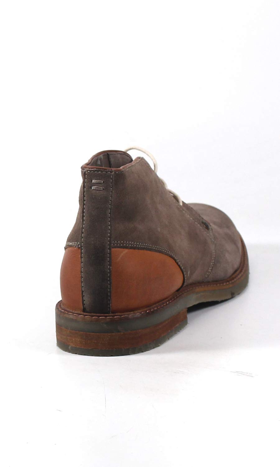 Testosterone Shoes Men's Air Alert Genuine Leather & Suede Chukka Desert Boots - Comfortable Two-Tone Casual Shoes for Walking, Work & Outdoor Activities