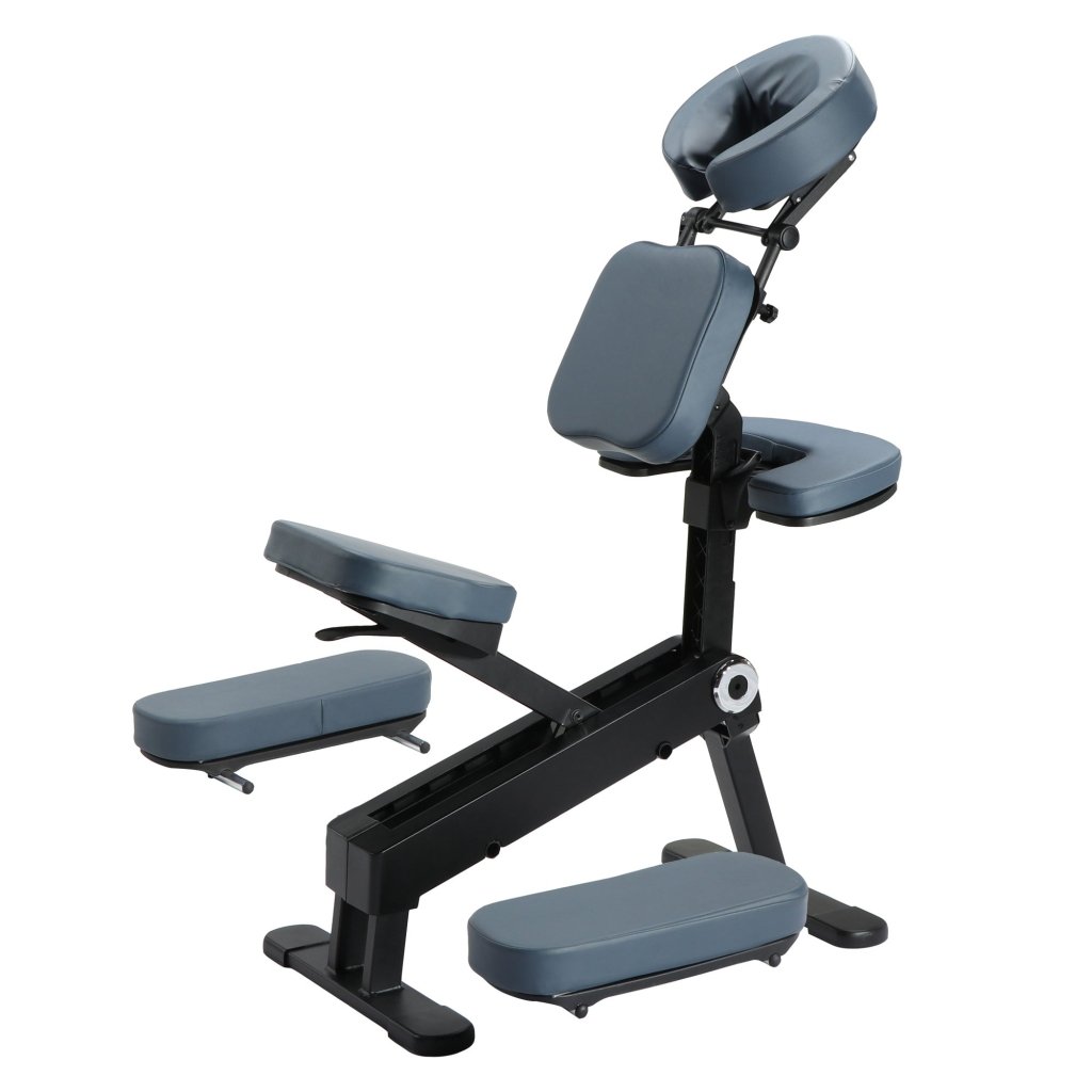 Master Massage® Portable Massage Chair - Royal Blue Foldable Professional Massage Chair for Home, Office & Spa - Perfect for Therapists, Chiropractors & Relaxation
